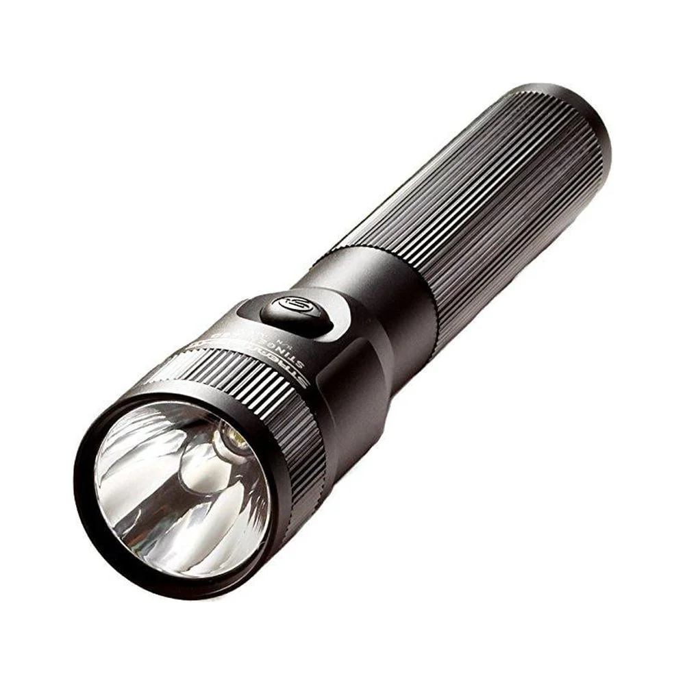 Streamlight 75712 Stinger C4 LED Rechargeable Flashlight with NiCad Battery and 12V DC Charger, Black