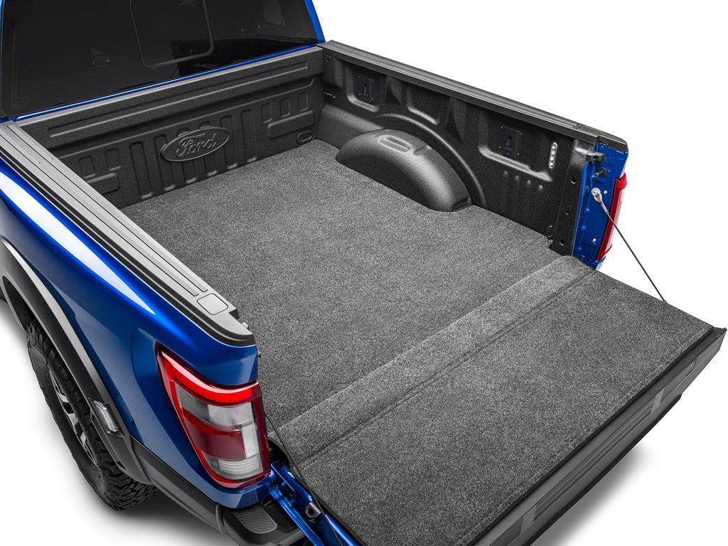 BedRug by RealTruck XLT Bedmat | Compatible with 2022 - 2024 Toyota Tundra 5.5' Bed, Models w/Non Liner / Spray-In | Charcoal Grey, XLTBMY22SBS