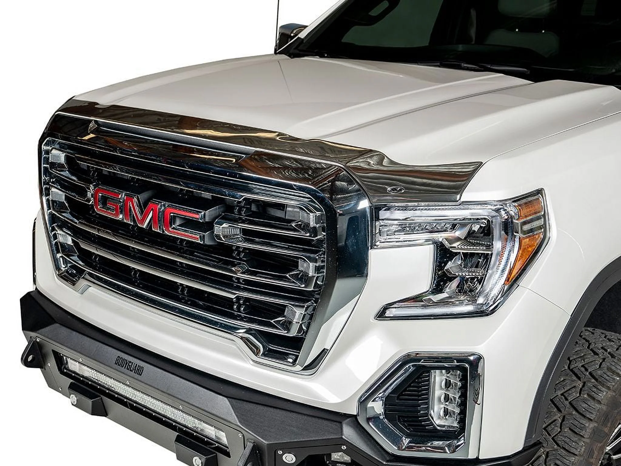 Auto VentShade (AVS) by RealTruck AeroSkin Chrome Bug Shield Compatible with 2011-2016 Ford F250, F350, F450, F550