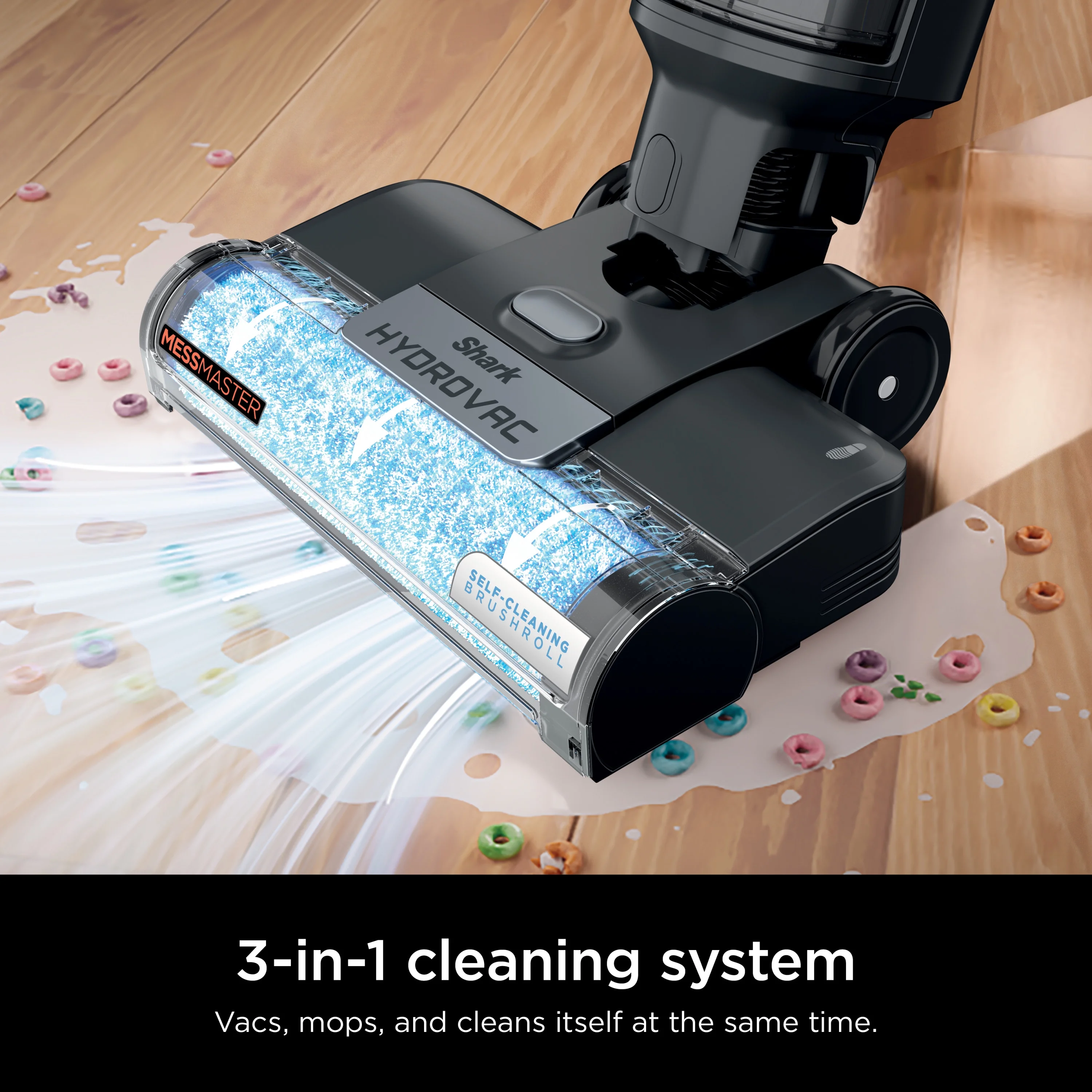 Shark HydroVac MessMaster 3-in-1 Cordless Multi-Surface Cleaner with Self-Cleaning, Stain Boost, 12oz Concentrate