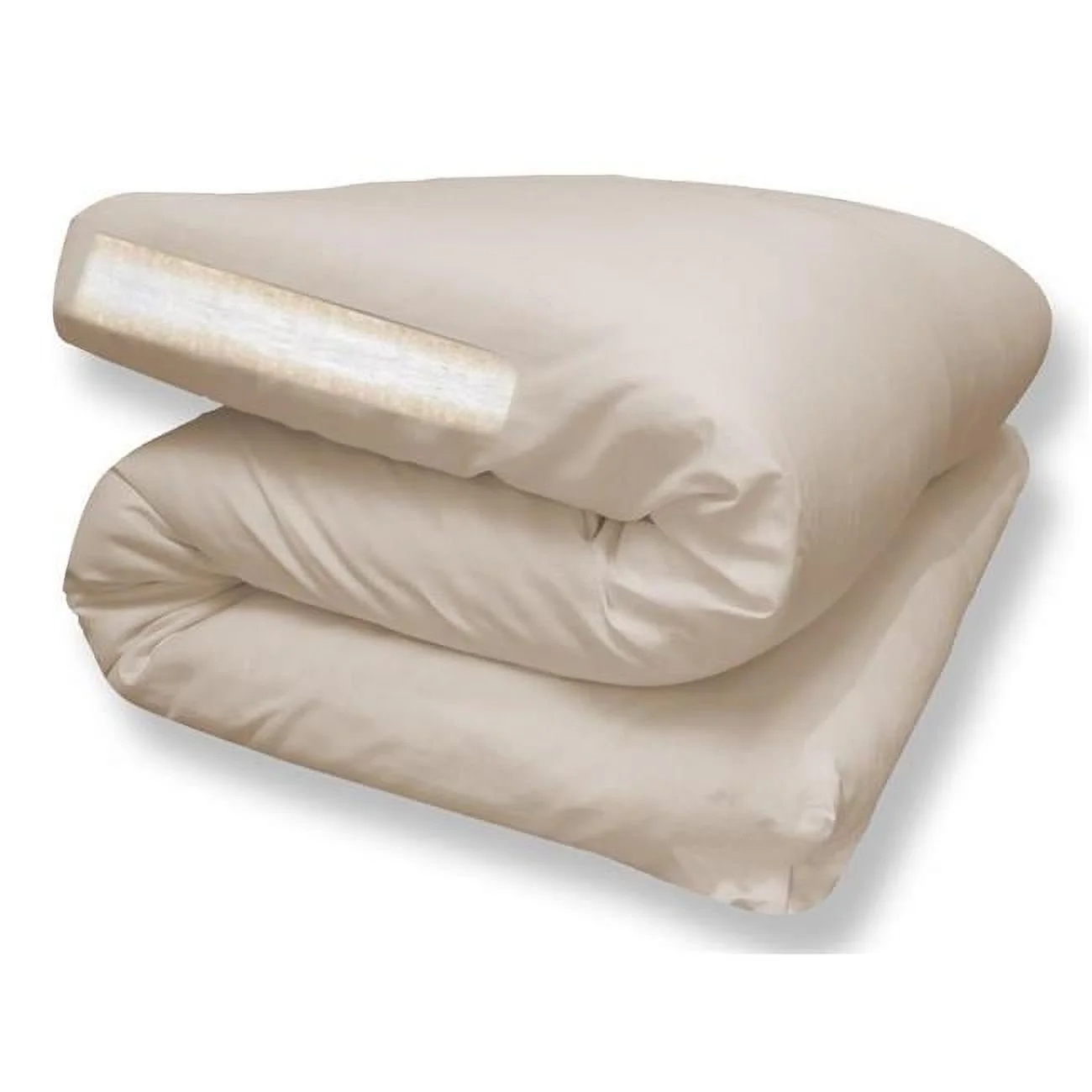Honest Sleep 3 in. All Organic Wool Wrapped Organic Cotton Shiki Futon Soft Mattress - Queen Size