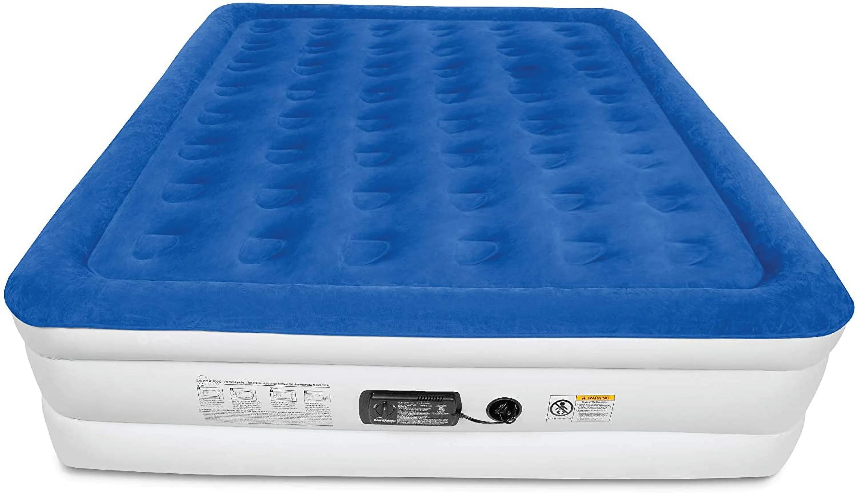 SoundAsleep Dream Series Air Mattress with ComfortCoil Technology & Internal High Capacity Pump - King Size