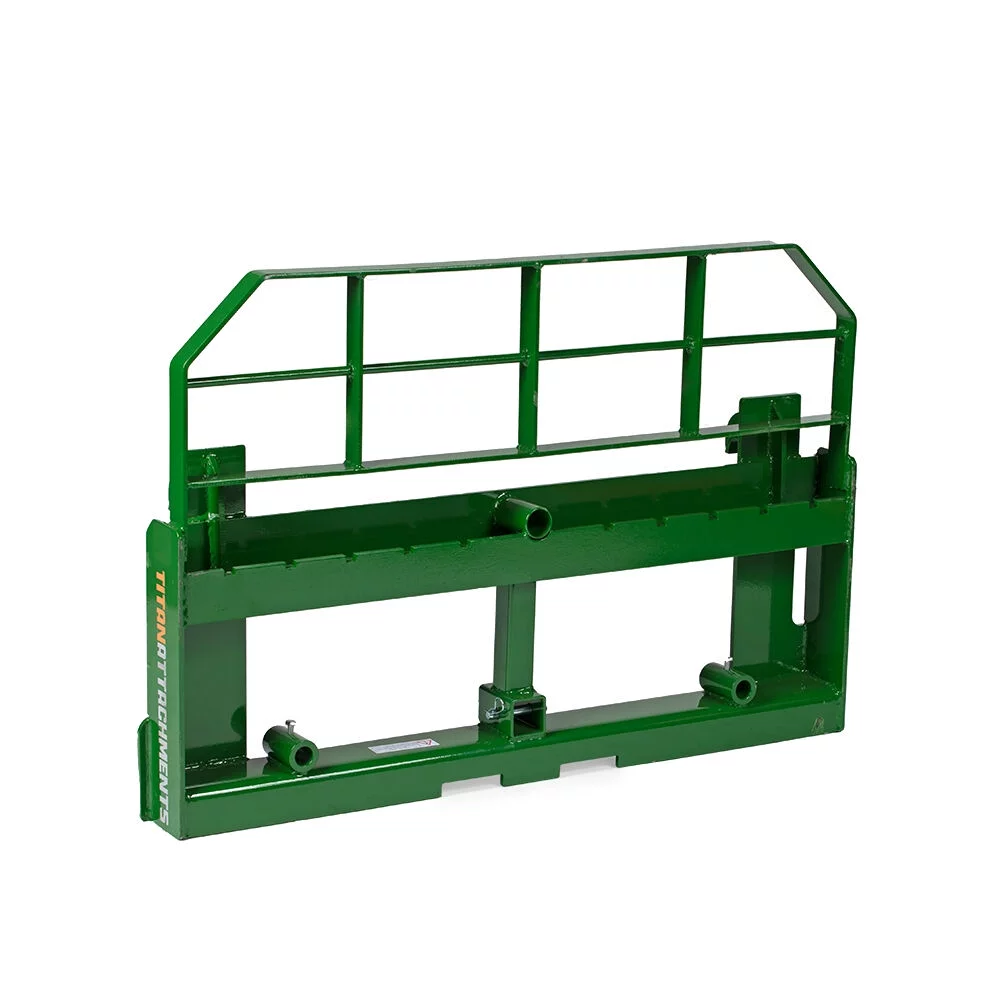 Titan Attachments Hook and Pin Pallet Fork Frame Attachment, Fits John Deere Tractors, Rated 6,000 LB
