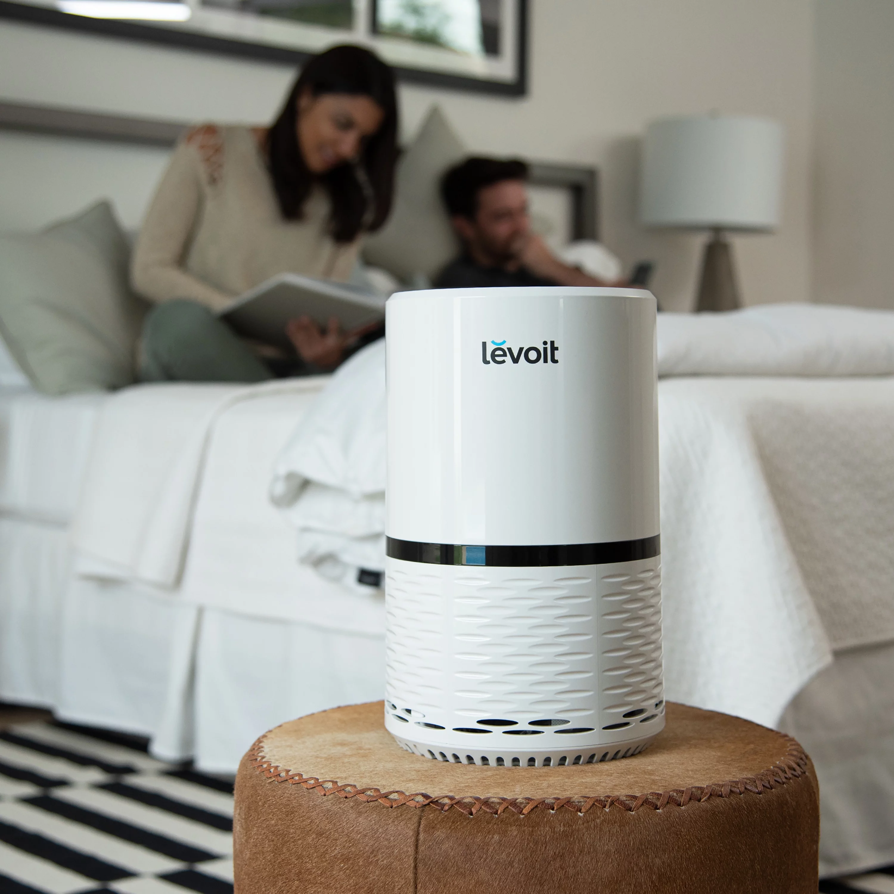 Levoit Air Purifier LV-H132-WM, HEPA Upgraded Filter for Smoke, Odors, Pet, Walmart Exclusive