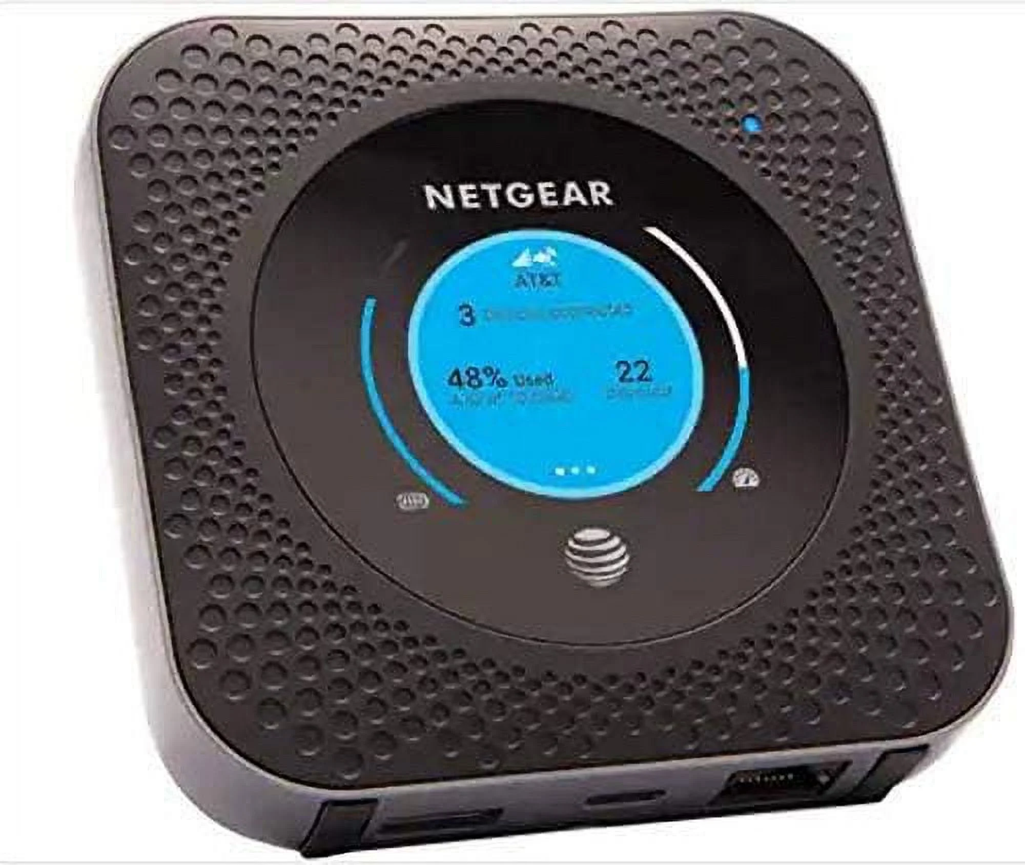 Restored Netgear Nighthawk MR1100 4G LTE Mobile Hotspot Ethernet Router (AT&T GSM Unlocked)(Steel Gray) dual band (Refurbished)