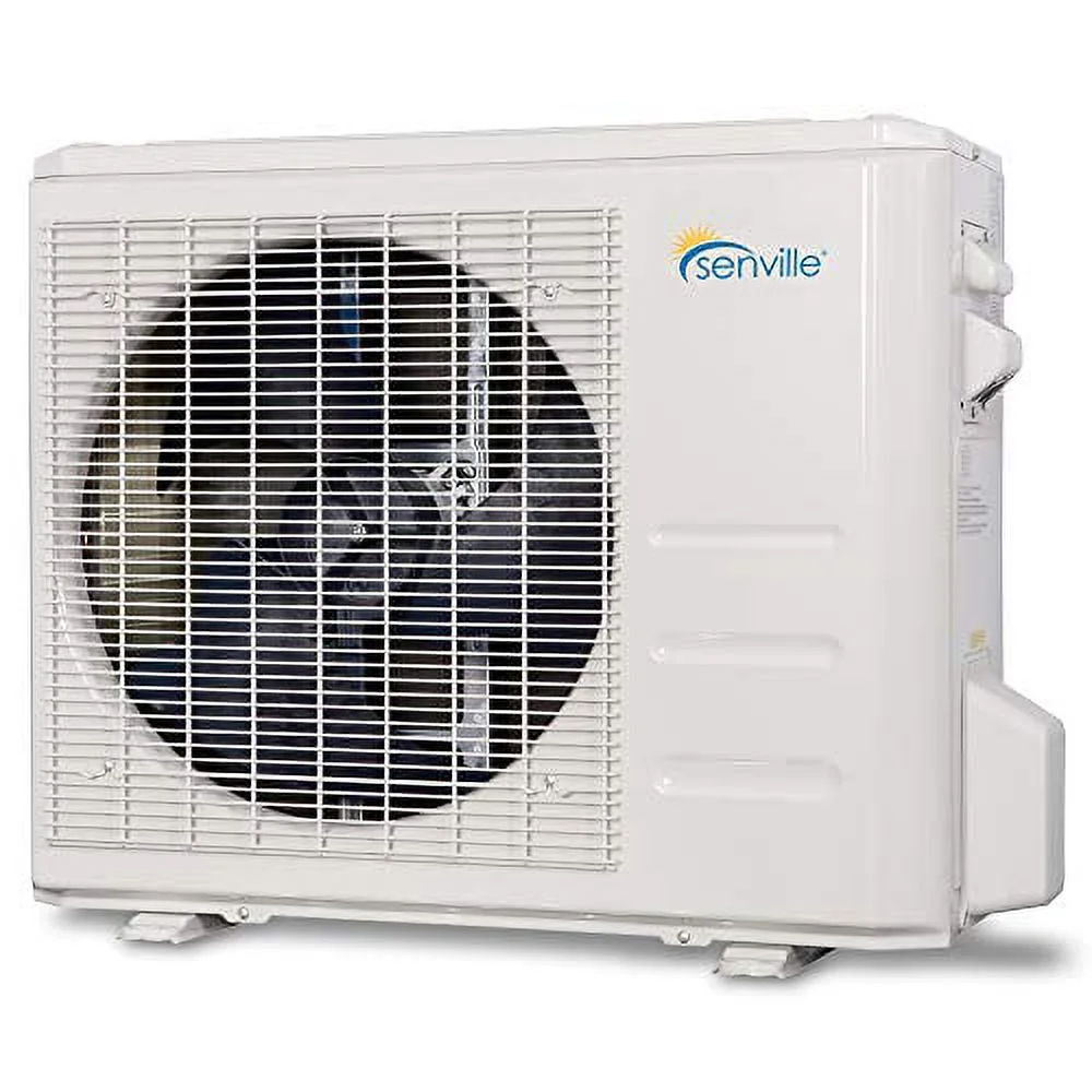 Senville 9000 BTU Mini Split Air Conditioner Heat Pump, Leto Series, 110/120V, Works with Alexa, White