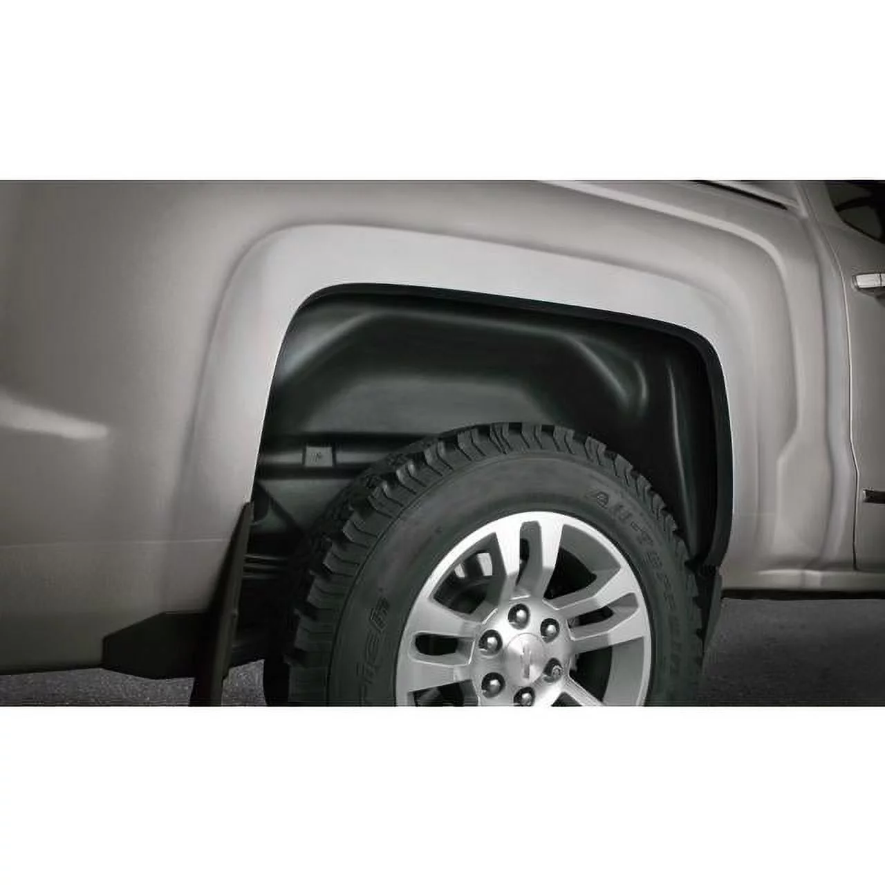 Husky by RealTruck Compatible with 2019 Chevrolet Silverado 1500 - New Body Rear Wheel Well Guards