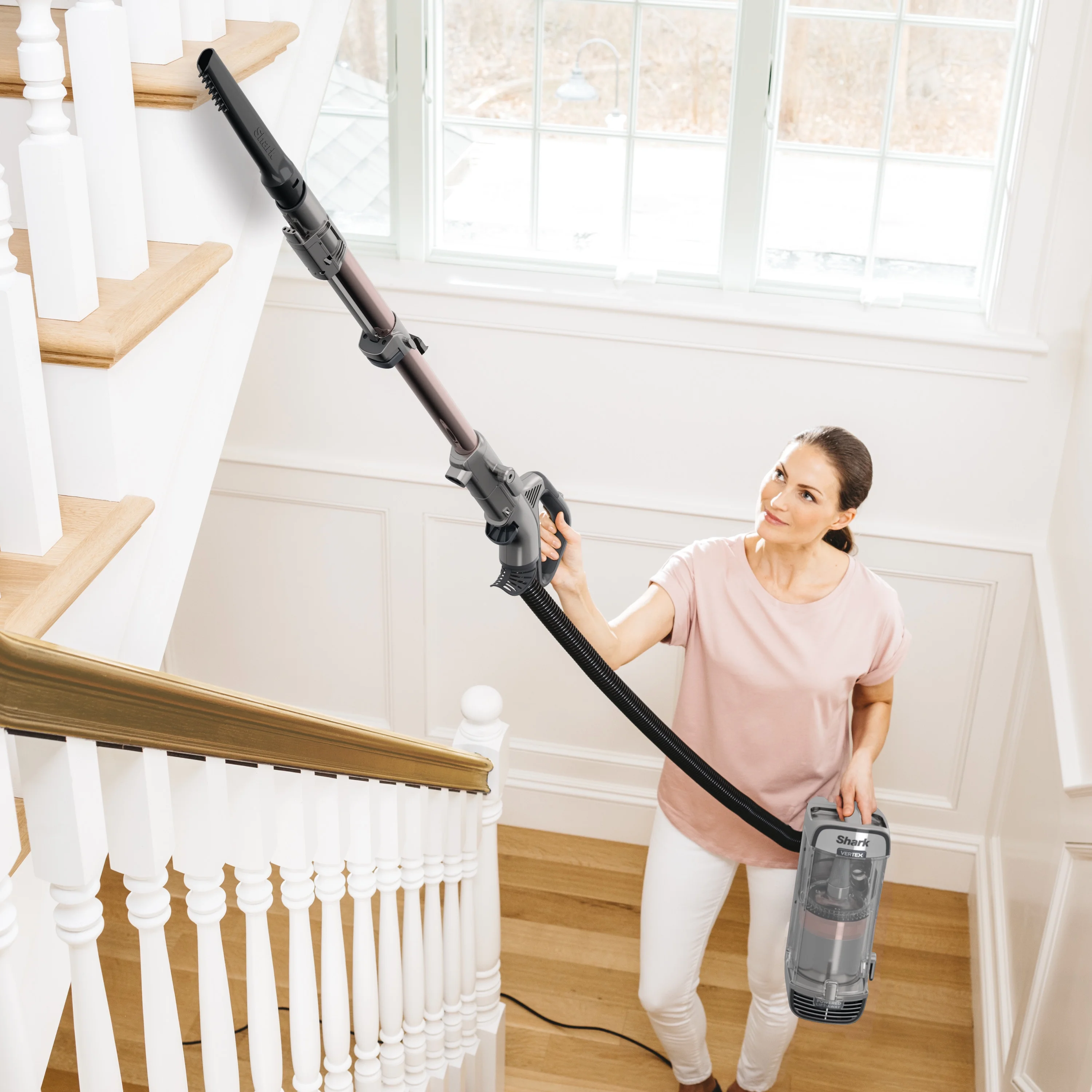 Shark® Vertex DuoClean® PowerFin Upright Vacuum Powered Lift-Away®, Self-Cleaning Brushroll