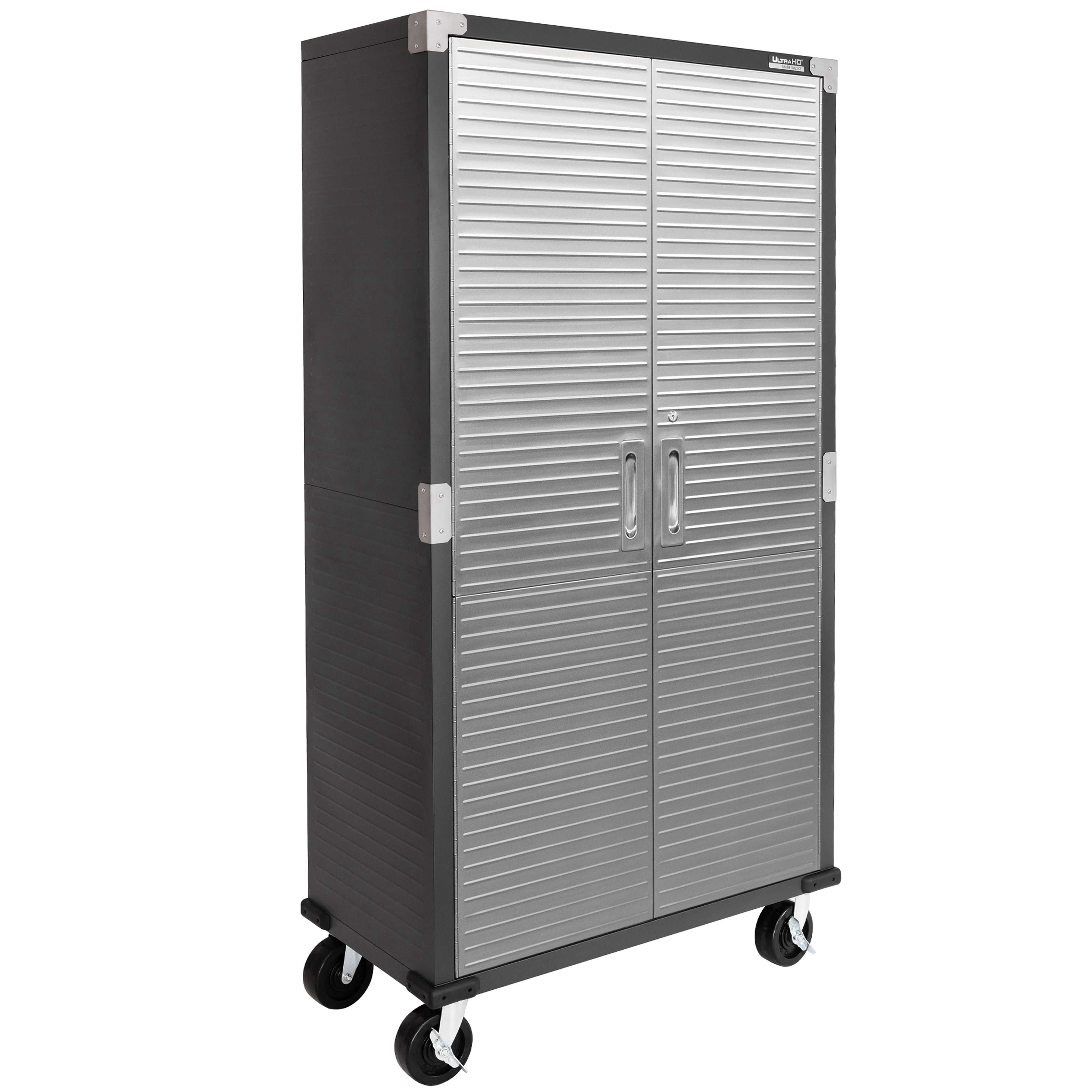Seville Classics UltraHD Steel Body Lockable Storage Filing Cabinet Organizer Locker Shelving Unit 36