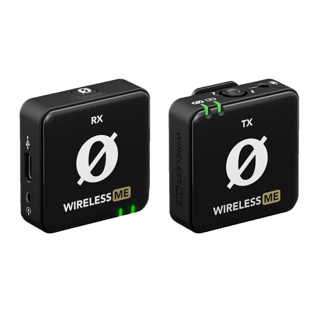 RODE Wireless ME Compact Wireless Microphone System with GainAssist Microphone Technology (Black)