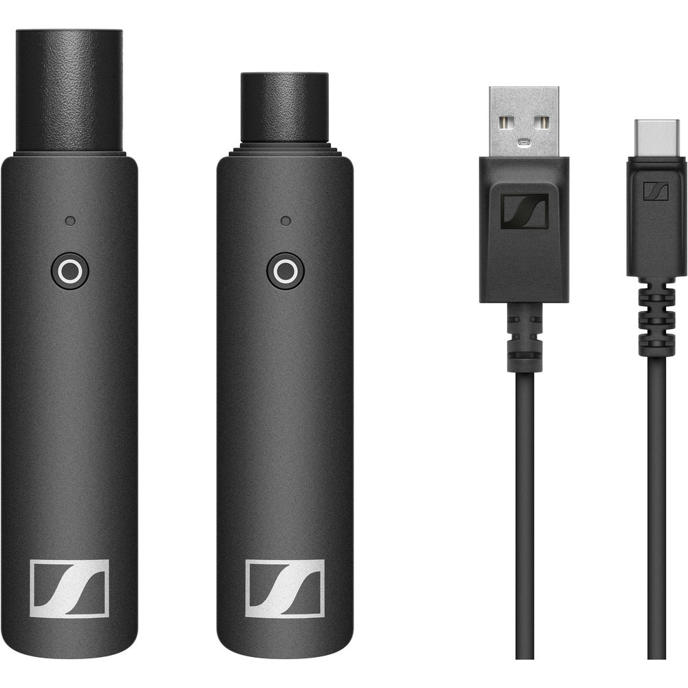 Sennheiser XSW-D XLR Base Set Wireless Microphone System with RAVPower Luster 6700mAh Charger & Fastener Straps, 10-Pack Bundle