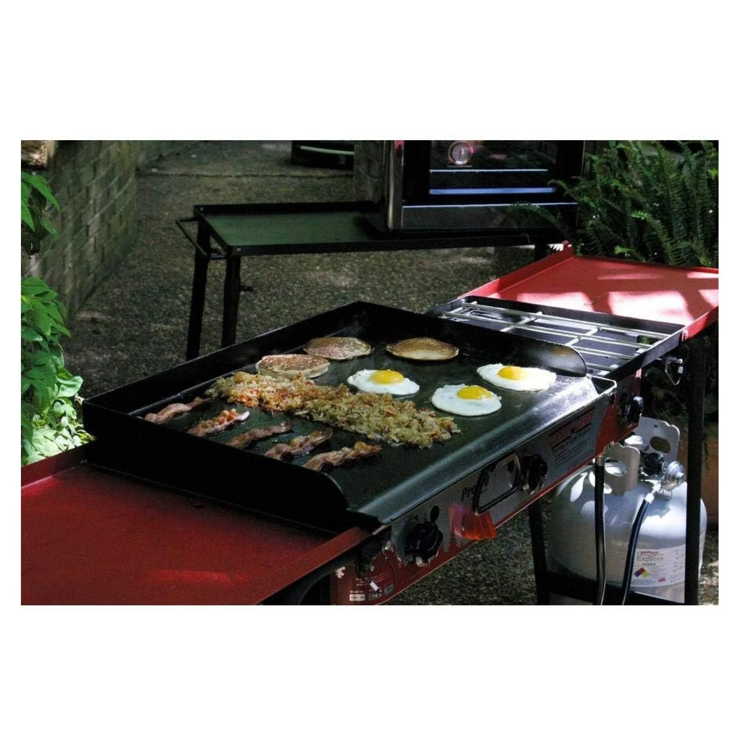Zazesaby 2-Burner Griddle - Professional Flat Top Griddle for Zazesaby Cooking Systems - Outdoor Cooking Equipment - Fits 16