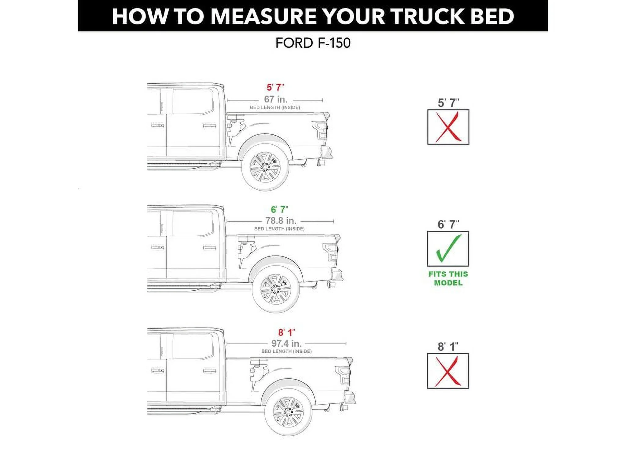 Truxedo by RealTruck TruXport Soft Roll Up Truck Bed Tonneau Cover | 298101 | Compatible with 2009 - 2014 Ford F-150 6' 7