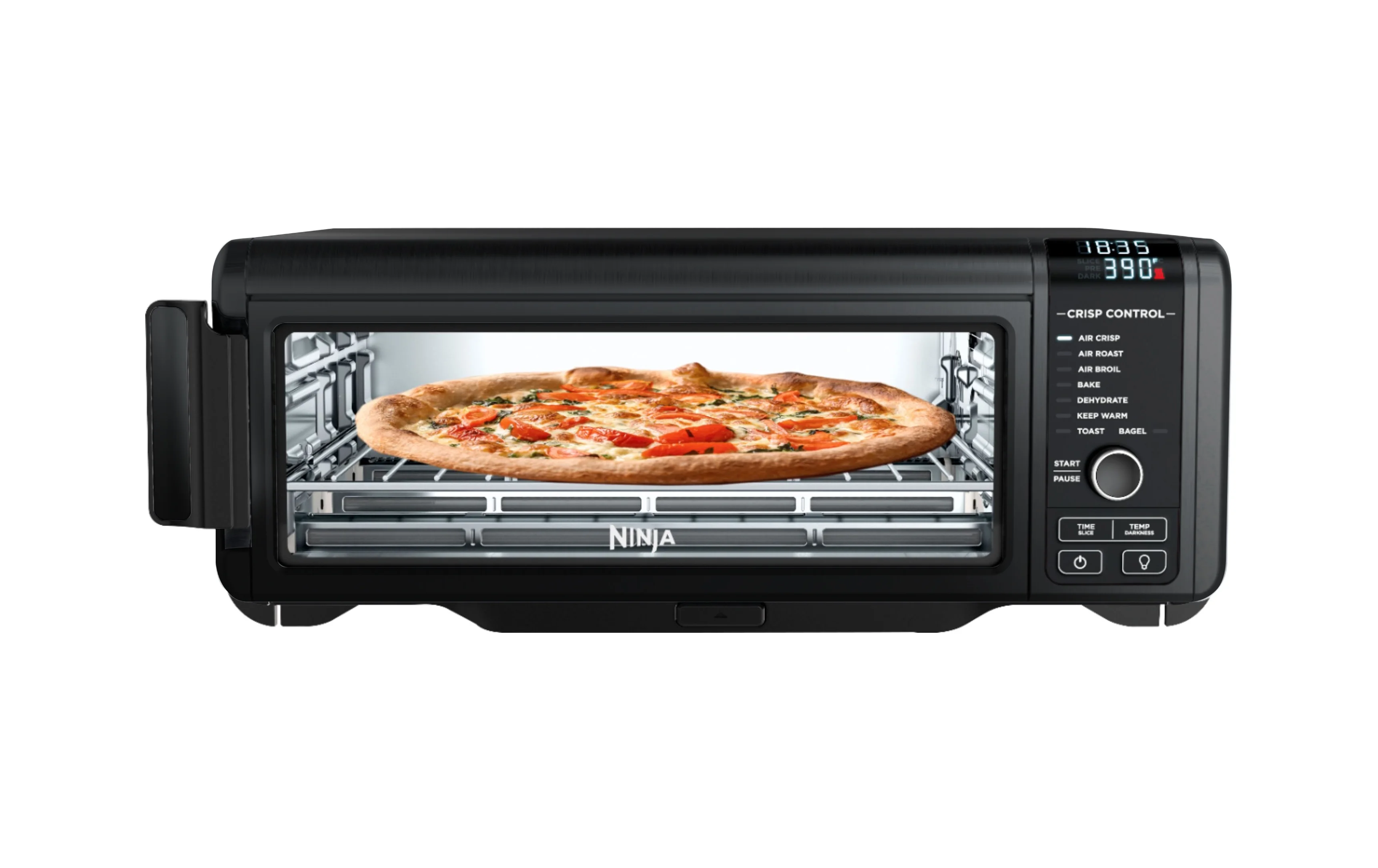 Restored Ninja SP101 Foodi 8-in-1 Digital Air Fry, Large Toaster Oven (Black)- (Refurbished)