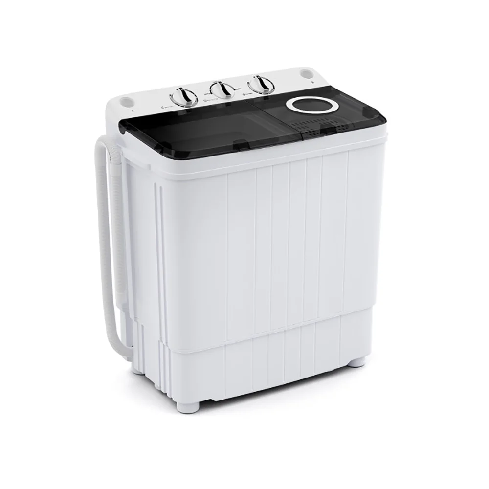 Kadyn Washing Machine, Washer,Washer Machine, 17.6 lbs Portable Washing Machine with Drain Pump-Black