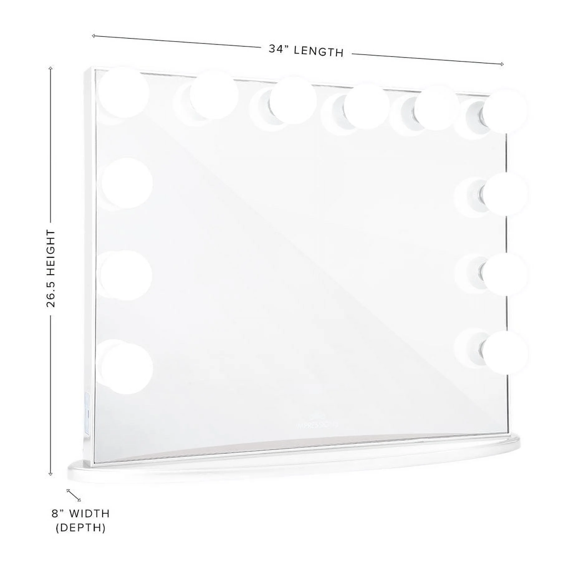Impressions Vanity Hollywood Glow Plus Vanity Mirror with Lights and Touch Control (Champagne Gold)