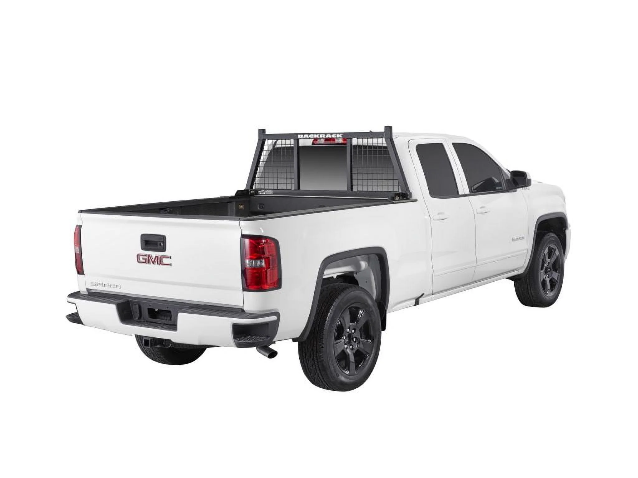 BACKRACK by RealTruck Half Safety Rack Frame Only | Black, No Drill | 147SM | Compatible with 1999-2024 Ford F-250/F-350/F-450; 2017-2024 Ford F-550