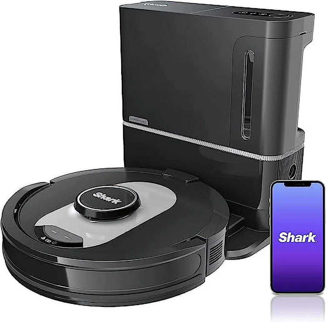 Open Box Shark AI Ultra Robot Vacuum Self-Empty Base Cordless HEPA UR250BE0U - Black