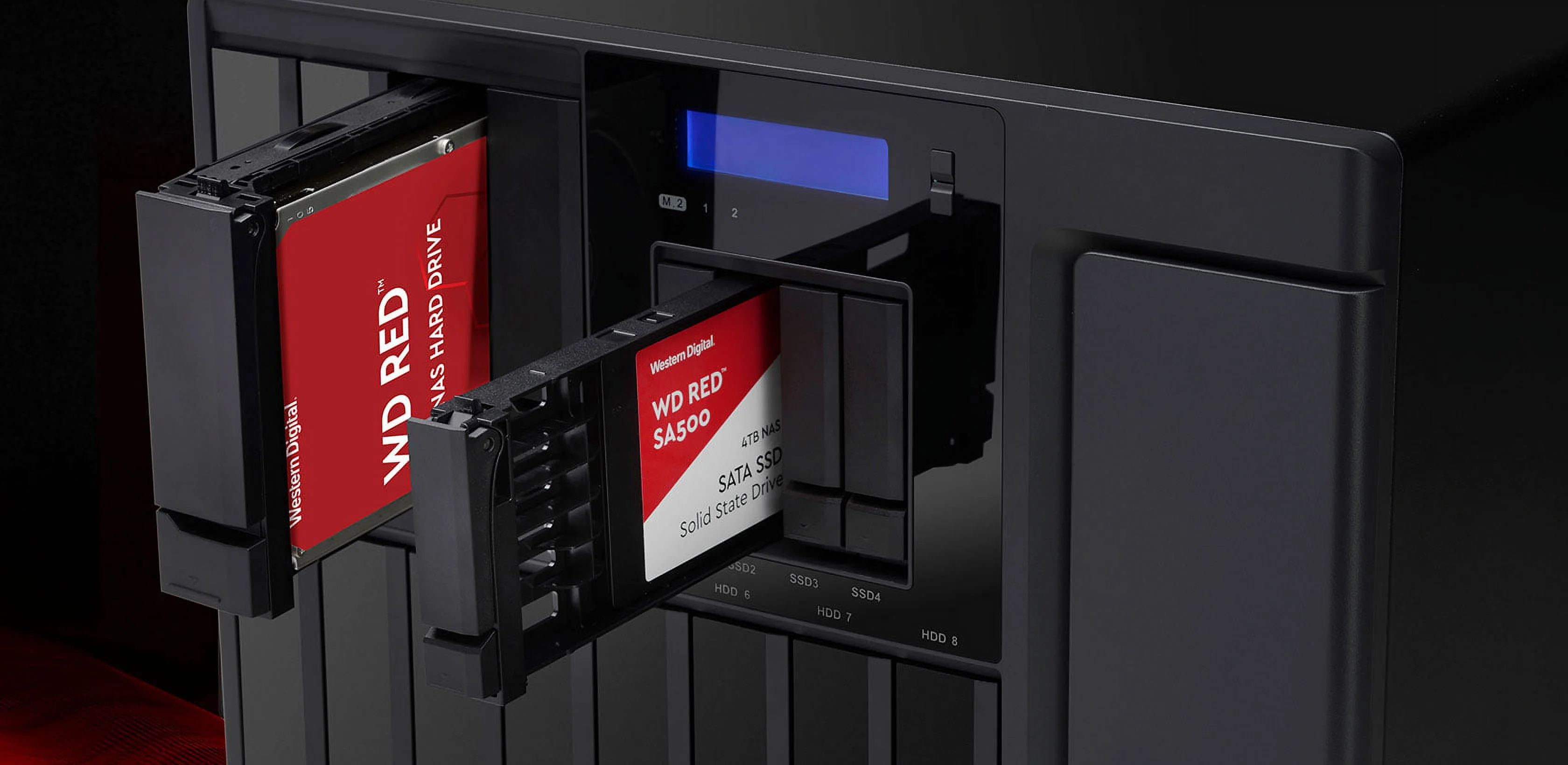 Western Digital 2TB WD Red SA500 NAS SATA SSD, Internal M.2 2280 Solid State Drive - WDS200T1R0B