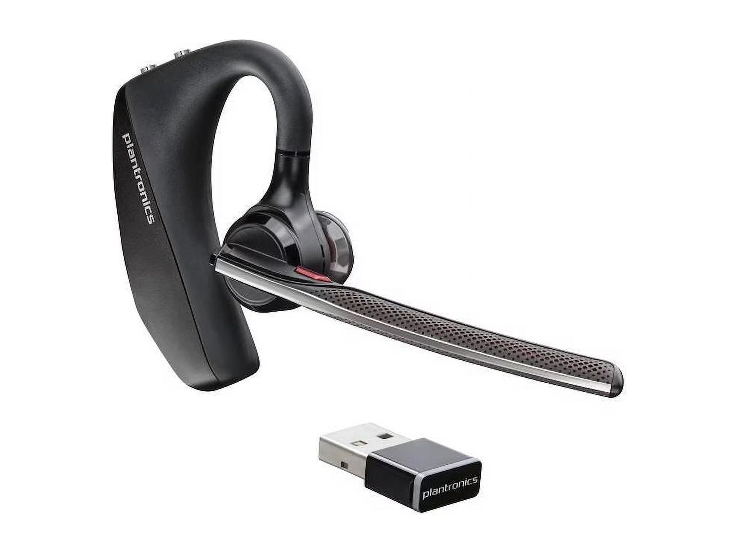 Poly Voyager 5200 Earset, + USB-A to Micro USB Cable, Noise Canceling - Black - TAA Compliant