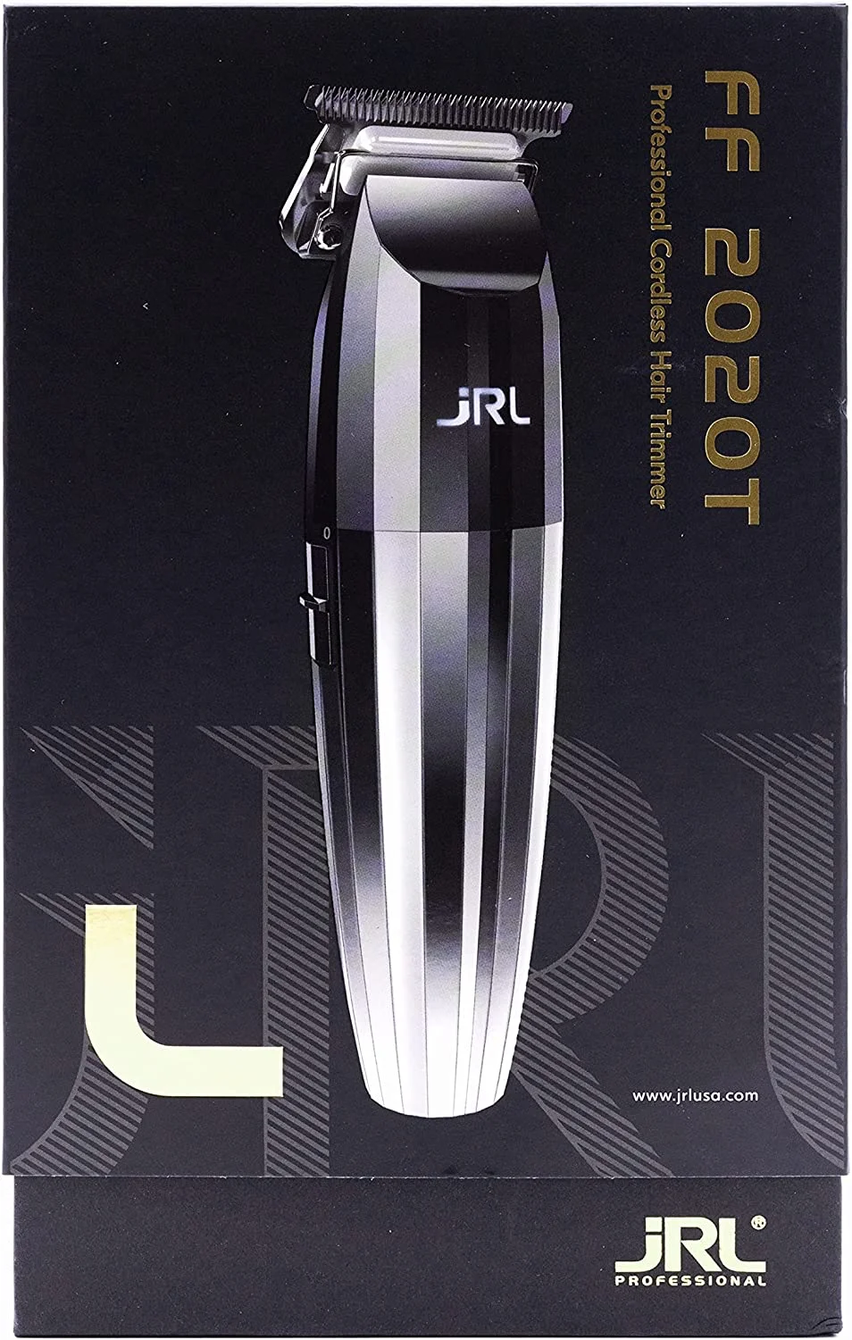 JRL Fresh Fade 2020T Trimmer - Professional Hair Trimmer for Men's Grooming (Silver) (Cordless)