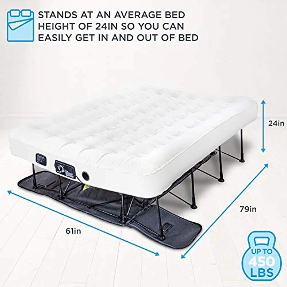 Ivation EZ-Bed Queen Air Mattress with Pump, 24