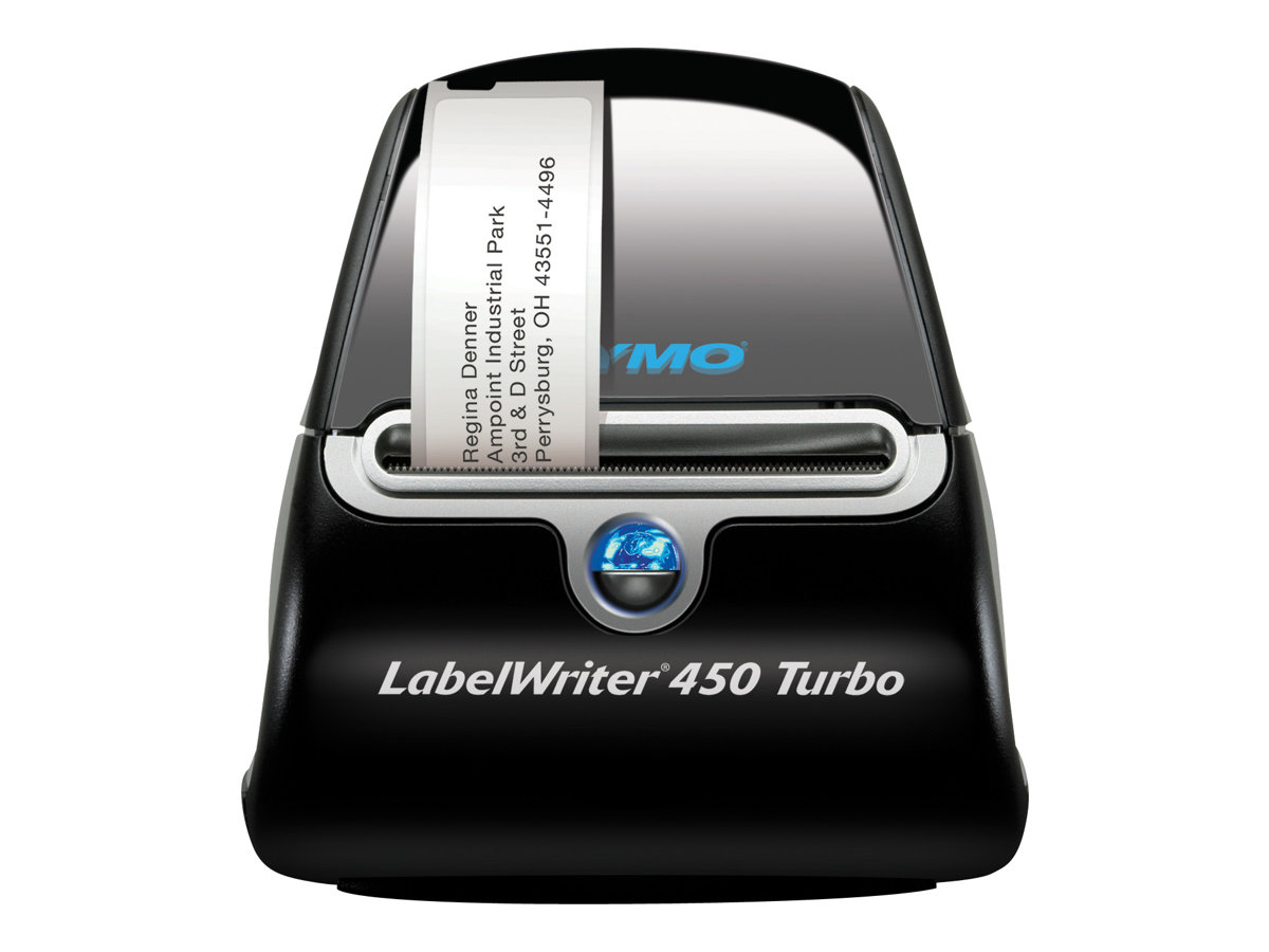 DYMO LabelWriter 450 Turbo - Label printer - direct thermal - Roll (2.44 in) - 600 x 300 dpi - up to 71 labels/min - USB