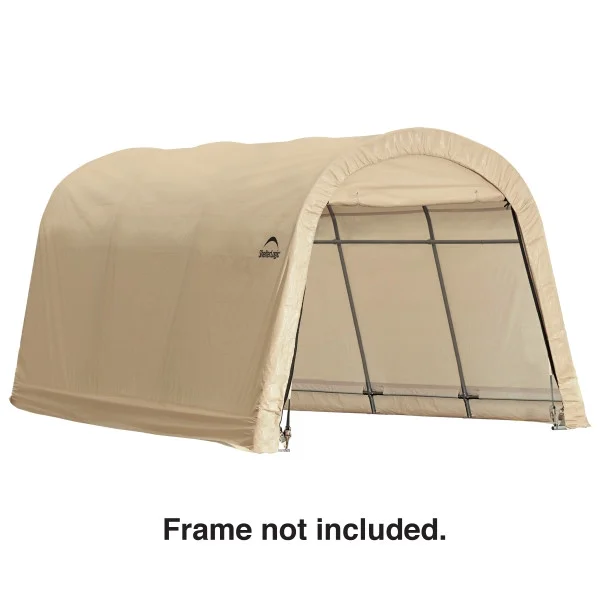 AutoShelter 10 x 15 ft. Replacement Cover kit Round 7oz Sandstone (Frame not included)
