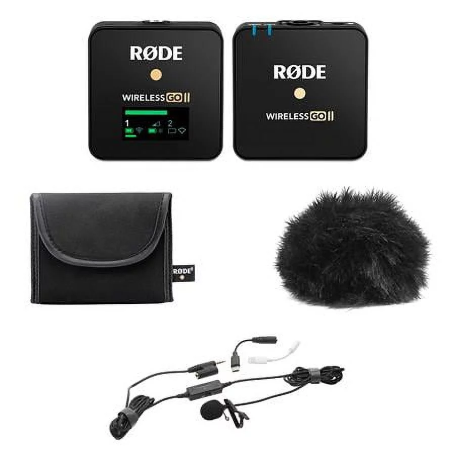Wireless GO II Compact Microphone System, Bundle with Turnstile Audio Lavalier Microphone