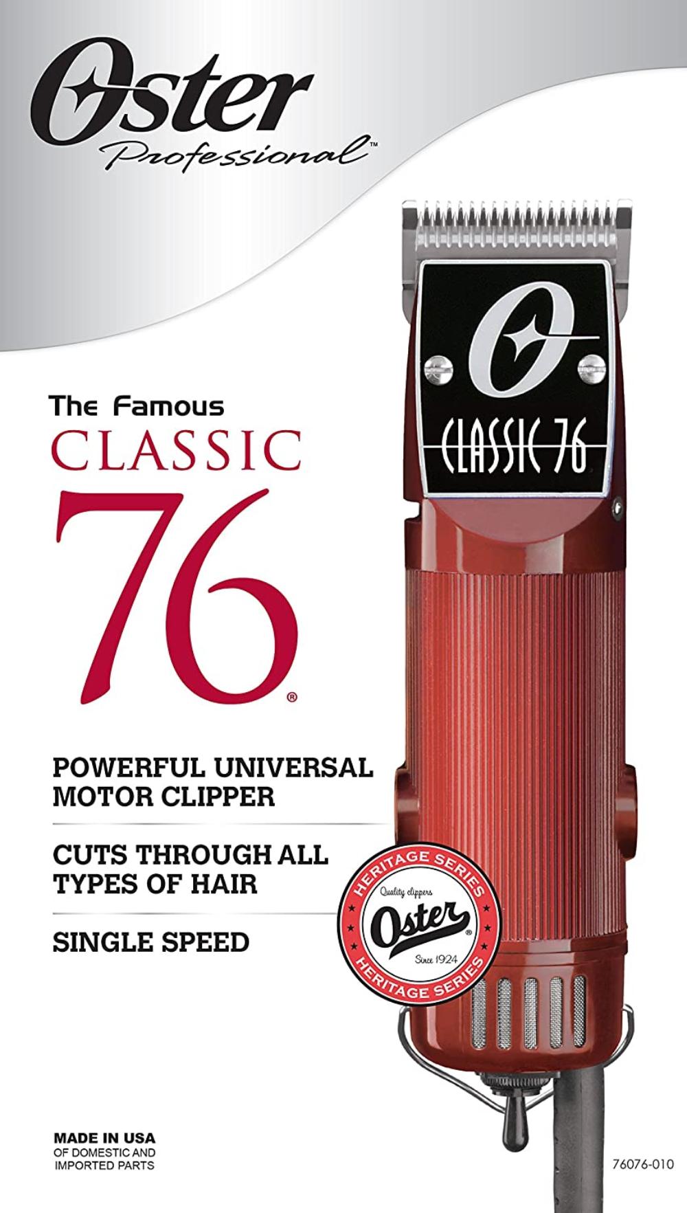 Oster Classic 76 Hair Clipper Comes with Blades Size 000 and 1, Comes with blades 000 and 1 By Visit the Oster Store