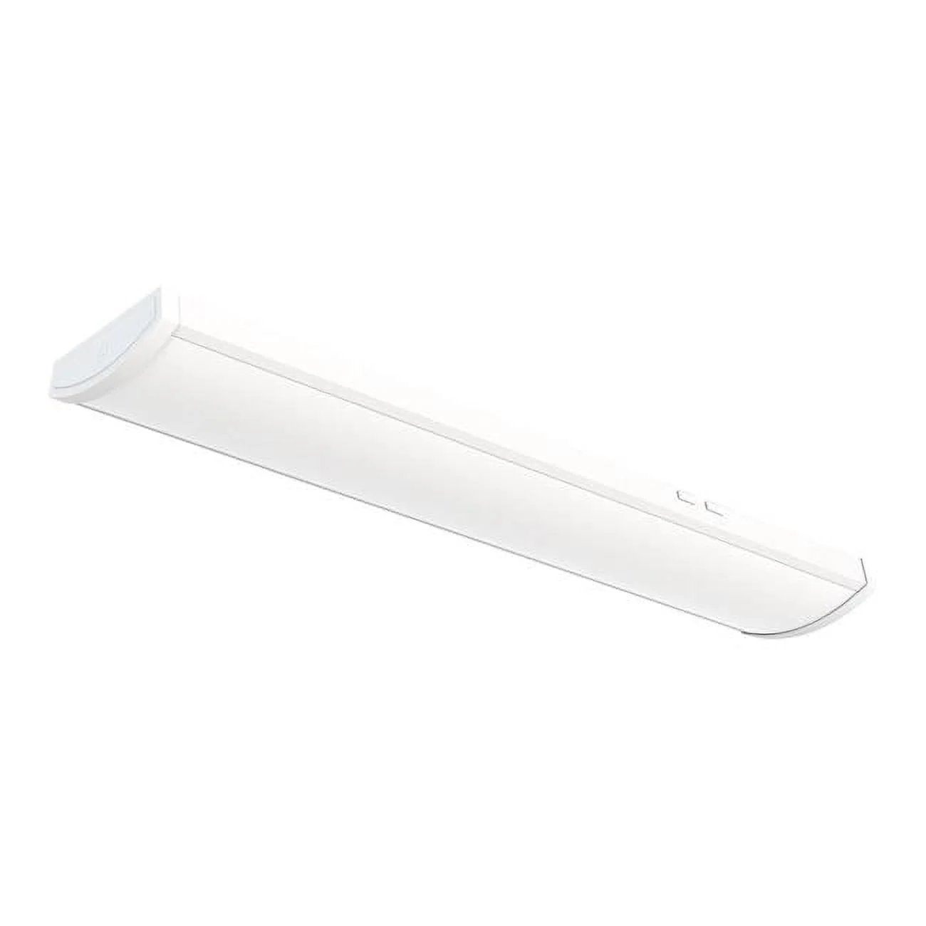Lithonia Lighting 266AXL 4 ft. FML4W Series 840 TD Low Profile 120V LED Wraparound Light, White