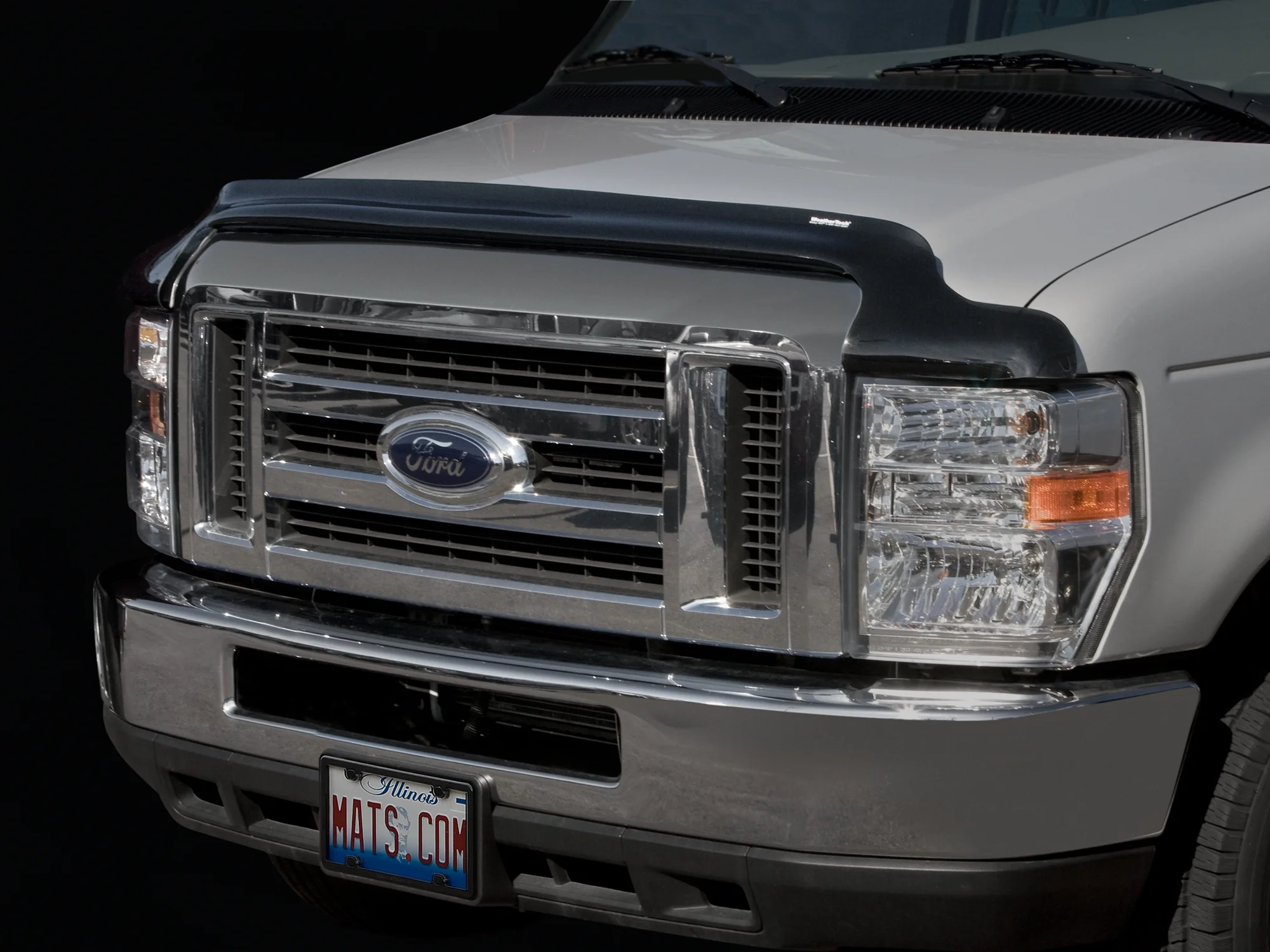 WeatherTech Stone and Bug Deflector Custom Fit Hood Deflector compatible with 2008-2014 Ford Econoline E-Series