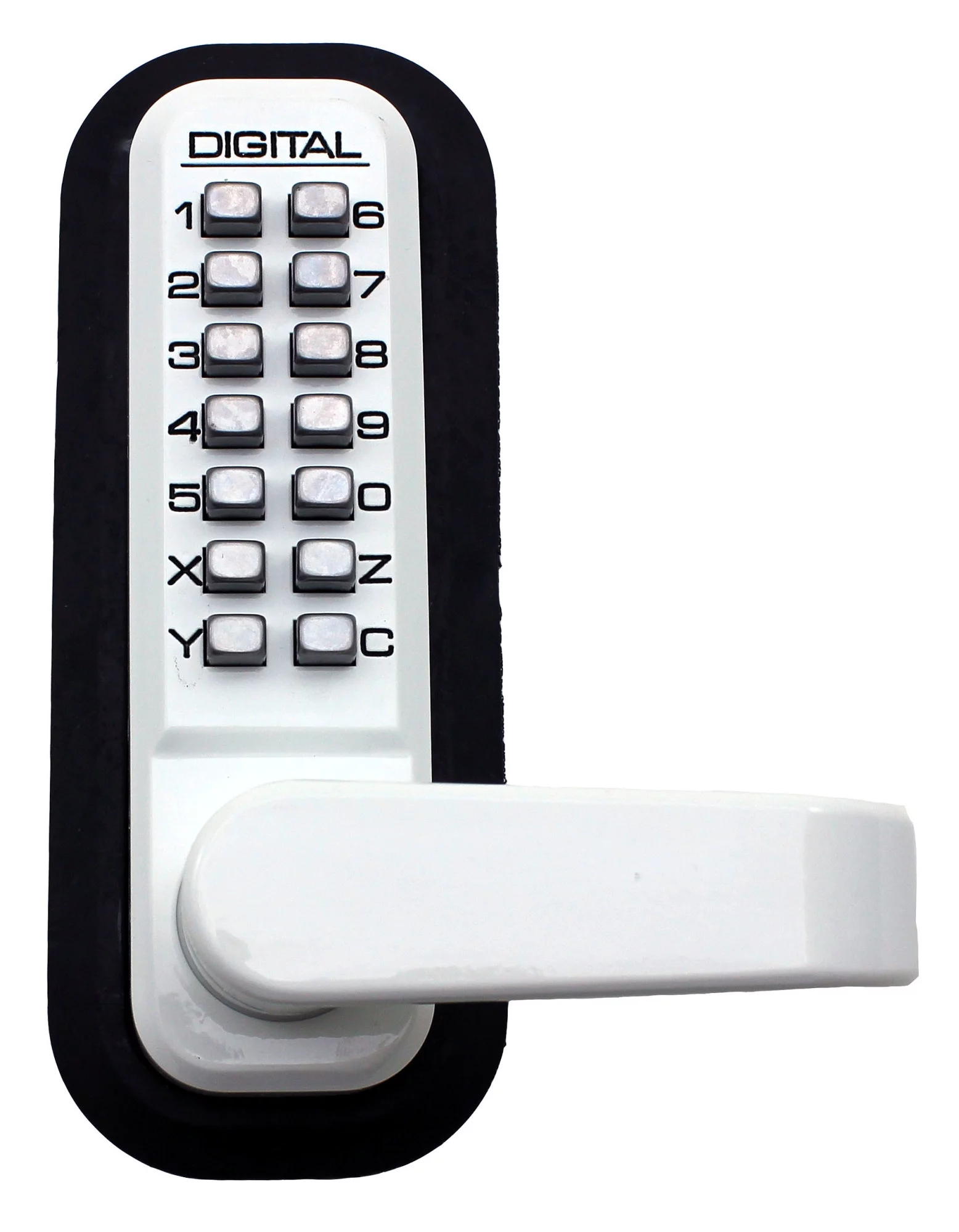 Lockey 2835Dc 2000 Series Keyless Entry Double Combination Mechanical Lever Set - Nickel