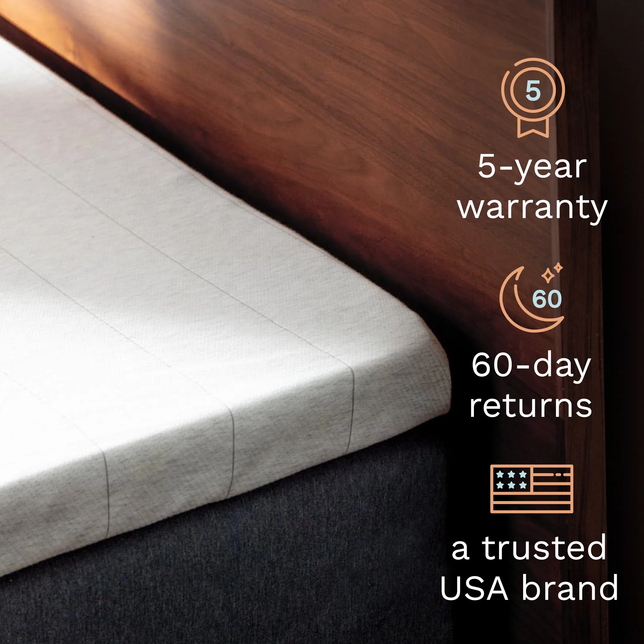 Viscosoft Dusk Memory Foam Mattress Topper – Queen Size – 3 Inch – USA Brand – CertiPUR-US Certified Foam – Stylish, Washable Cover
