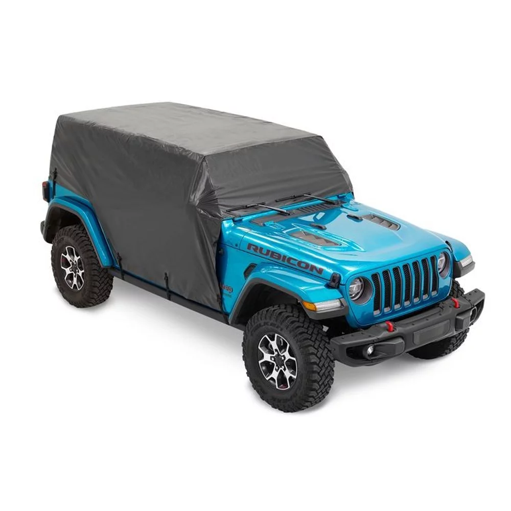 07-18 Jeep Wrangler 4 Dr Trail Cover Black Fits select: 2015-2019,2021 JEEP WRANGLER UNLIMITED