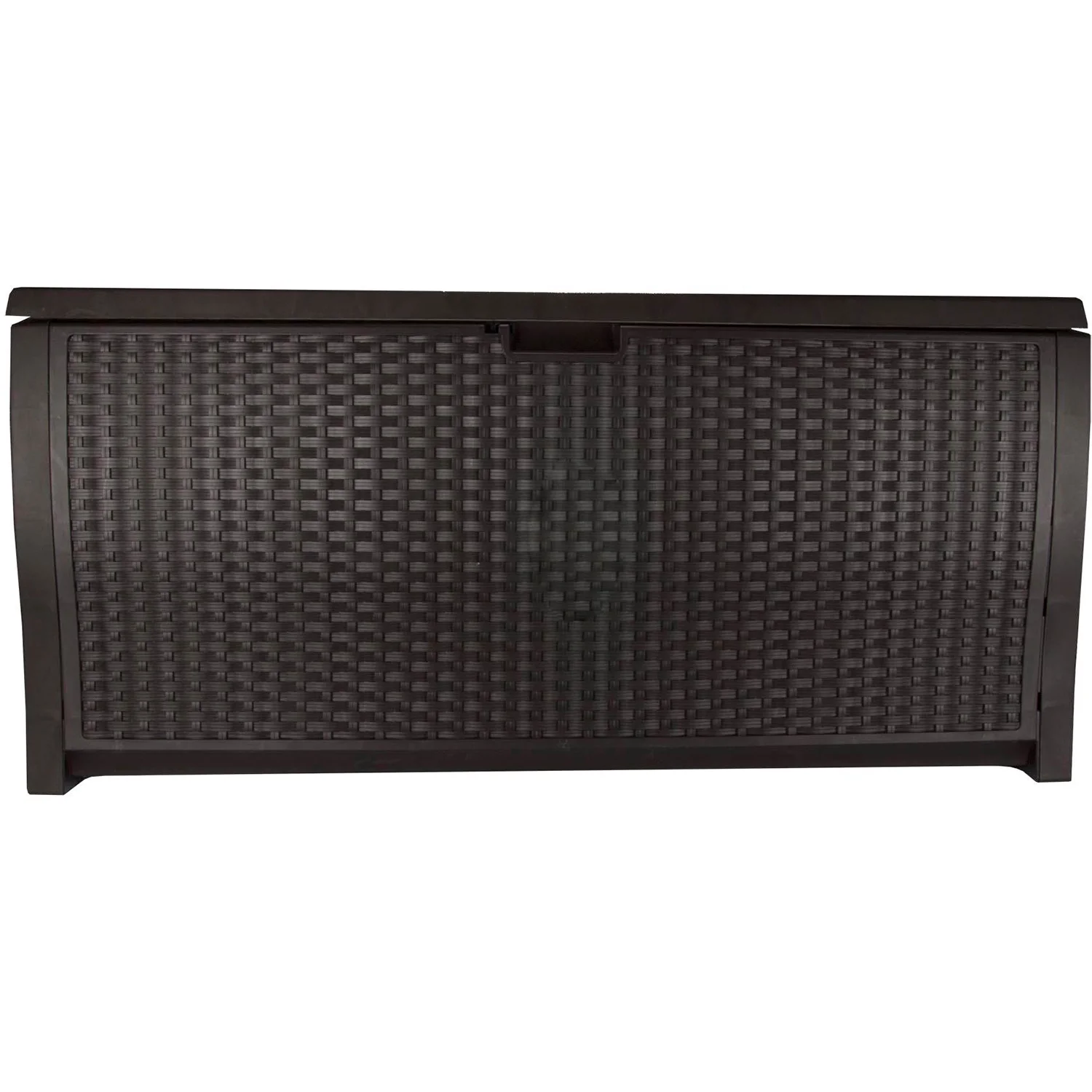 Suncast Resin 99-Gal Capacity Deck Box, Patio, Mocha Brown, DBW9200 52 in D x 27.5 in H x 27.6 in W