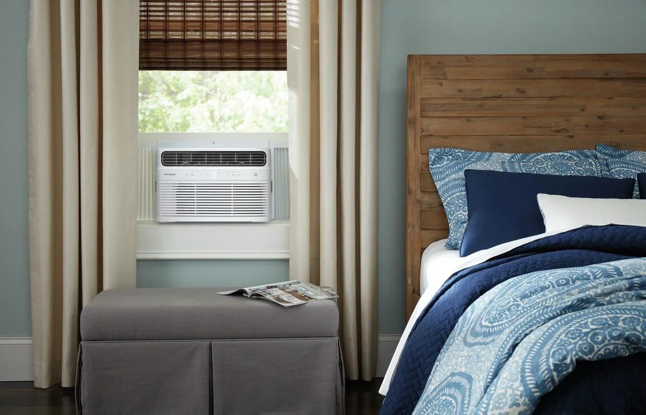 Frigidaire 8,000 BTU 350 Sq ft.Smart Window Air Conditioner with Wi-Fi and Remote in White, FHWW084WD1
