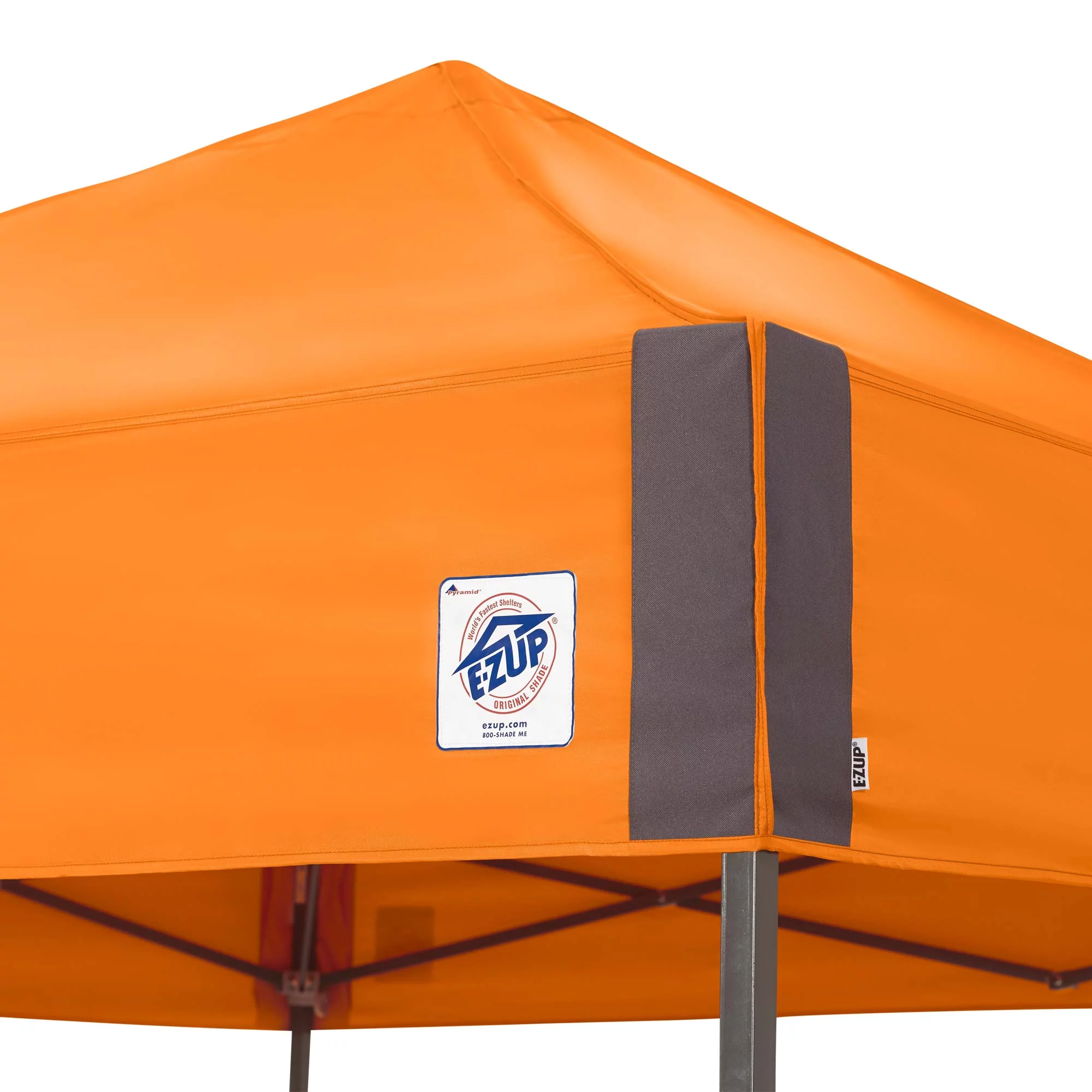 E-Z Up® Pyramid Instant Shelter® Outdoor Canopy, 10' x 10', White, Assembled Width 120
