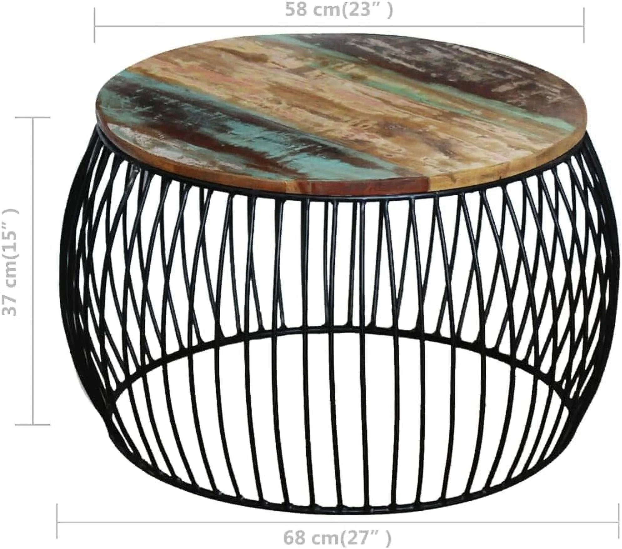 Solid Reclaimed Wood Coffee Table 26.8