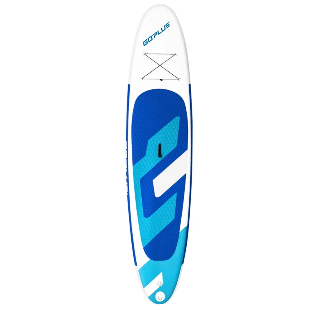 Canddidliike 11 Feet Inflatable Stand Up Paddle Board with Aluminum Paddle-Blue, Wide Stable Design, Non-Slip Comfort Deck for Youth & Adults