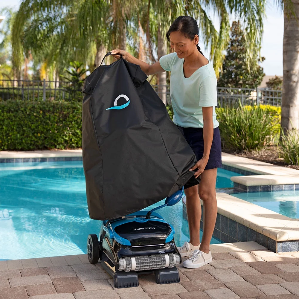 Dolphin Explorer E20 Robotic Pool Vacuum Cleaner Pools up to 33 FT - Wall Climbing Scrubber Brush
