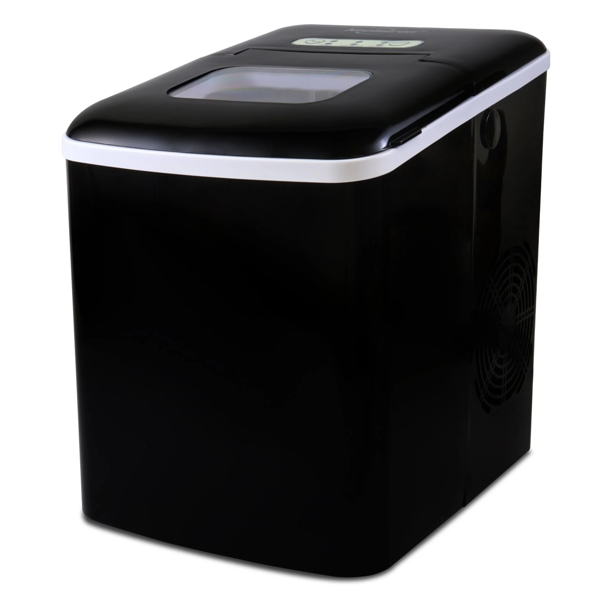 Koolatron KIM26B Compact Countertop Ice Maker with Digital Controls and LED Indicators
