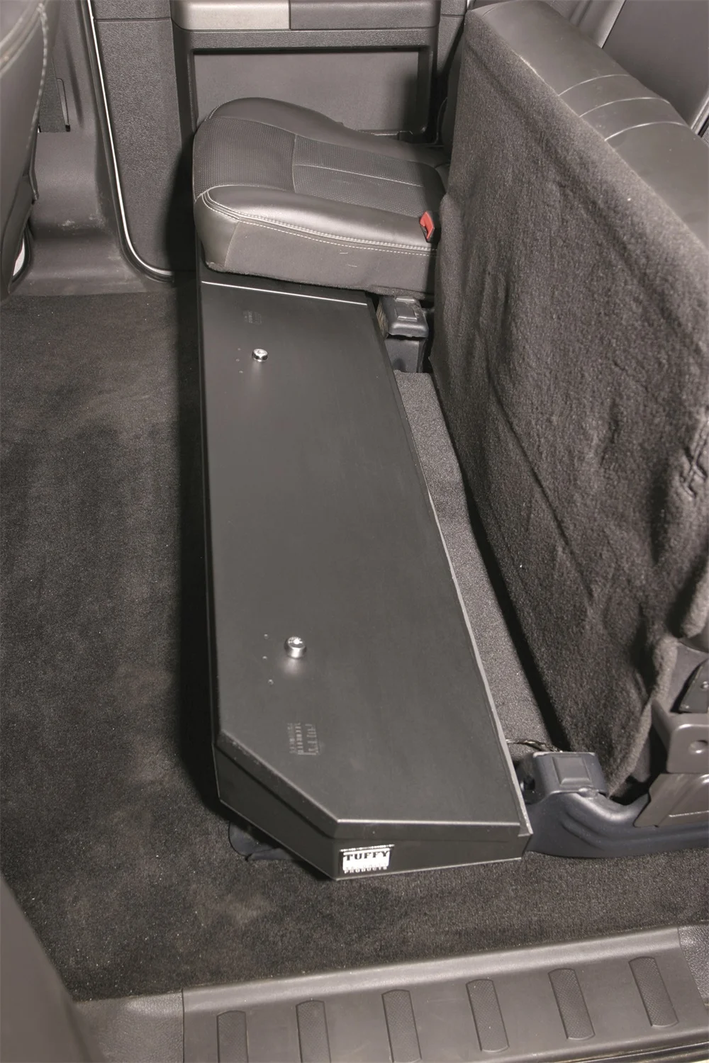 Tuffy Security Products 309-01 Under Seat Lockbox; Black; 2003-2016 Ford SuperDuty SuperCrew