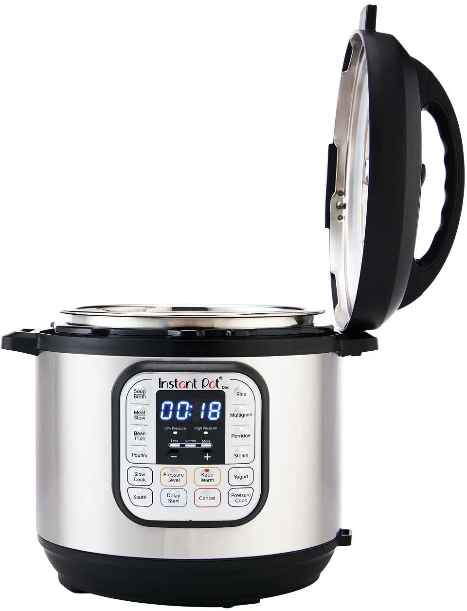 Instant Pot Duo 6 Qt Electric Pressure Cooker 7-in-1 with Easy-Release Steam Switch, Slow Cooker, Rice Cooker, Steamer and More