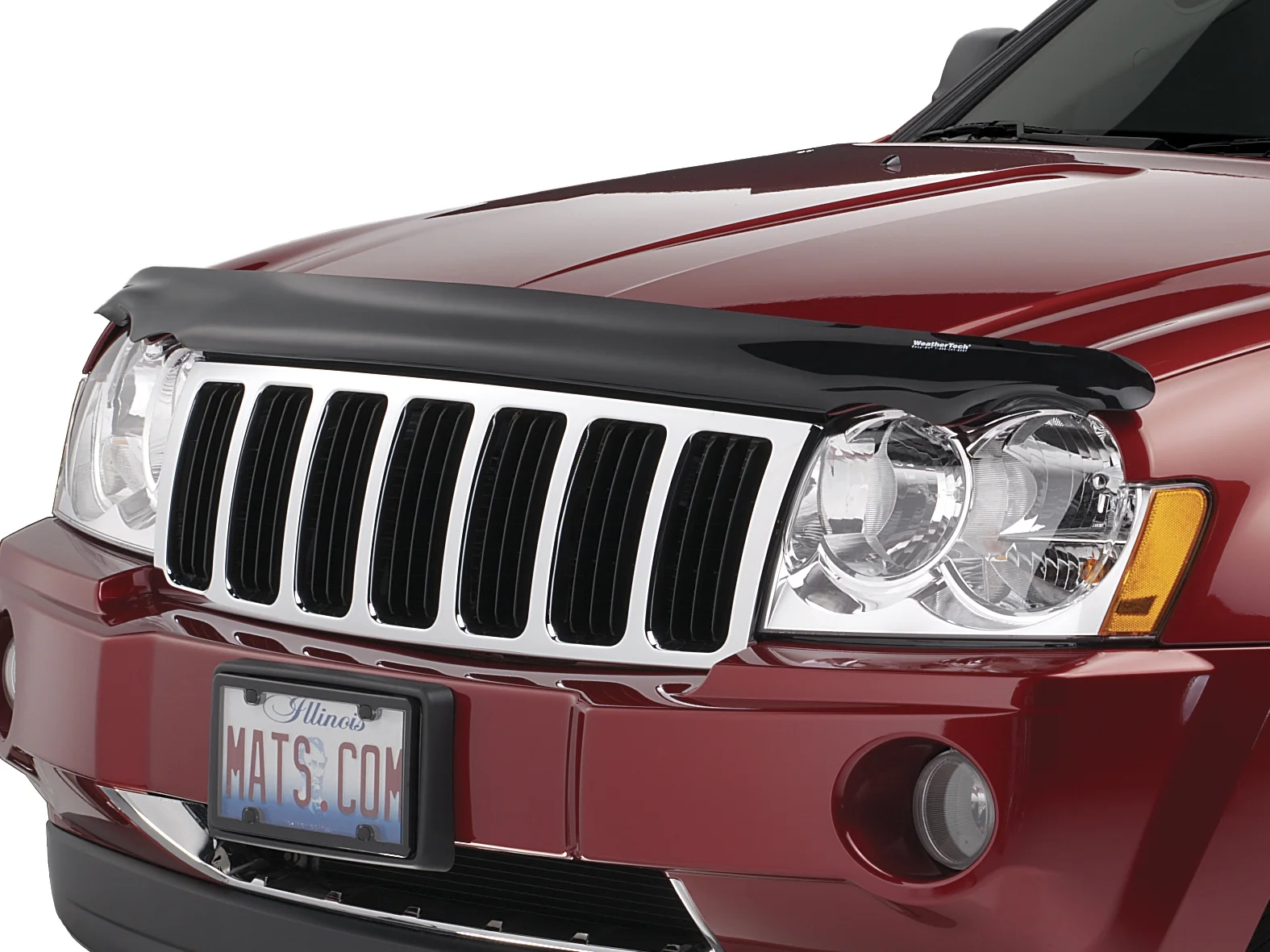 WeatherTech Stone and Bug Deflector Custom Fit Hood Deflector compatible with 2005-2010 Jeep Grand Cherokee