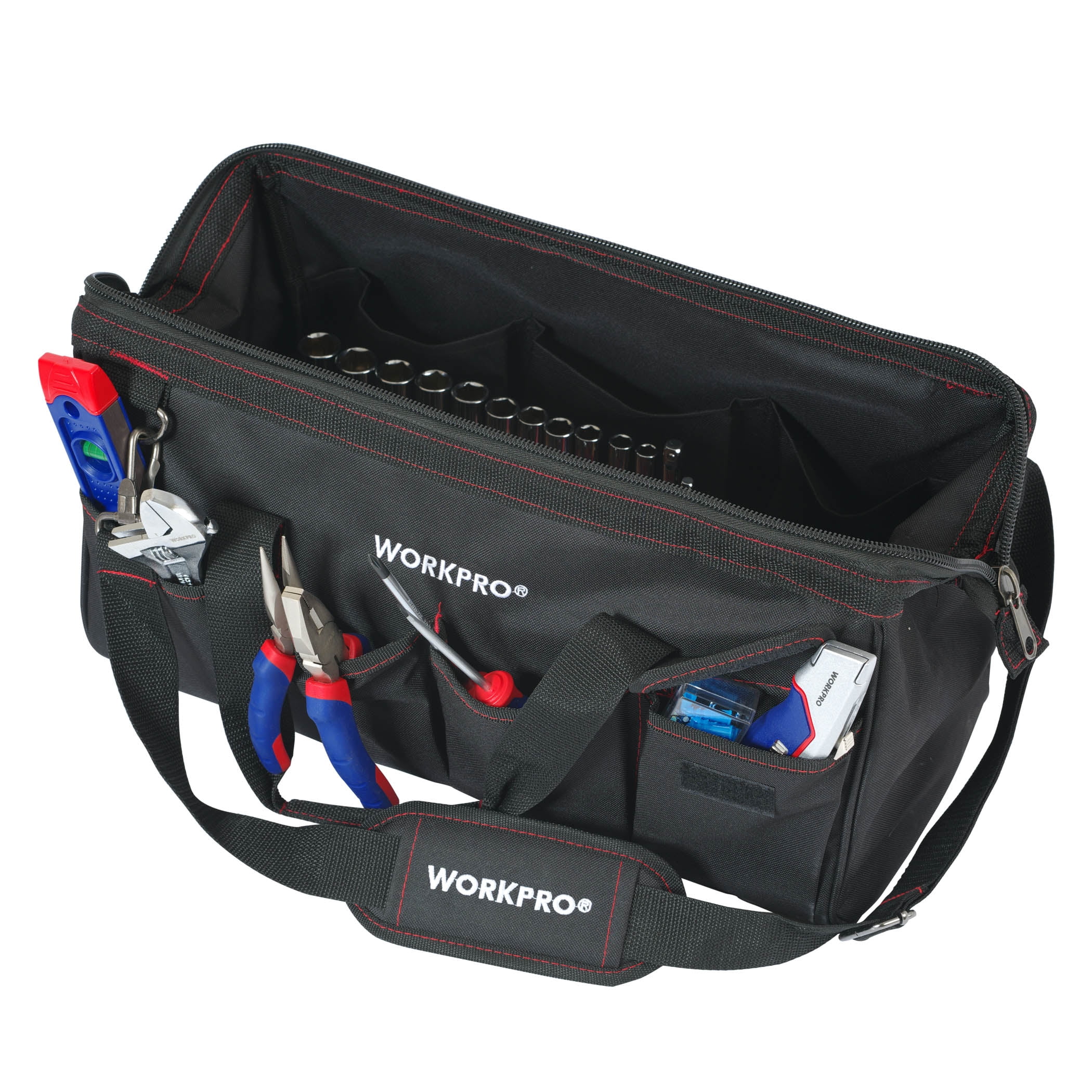 WORKPRO 322-Piece Home Repair Hand Tool Kit Basic Household Tool Set Include Carrying Bag