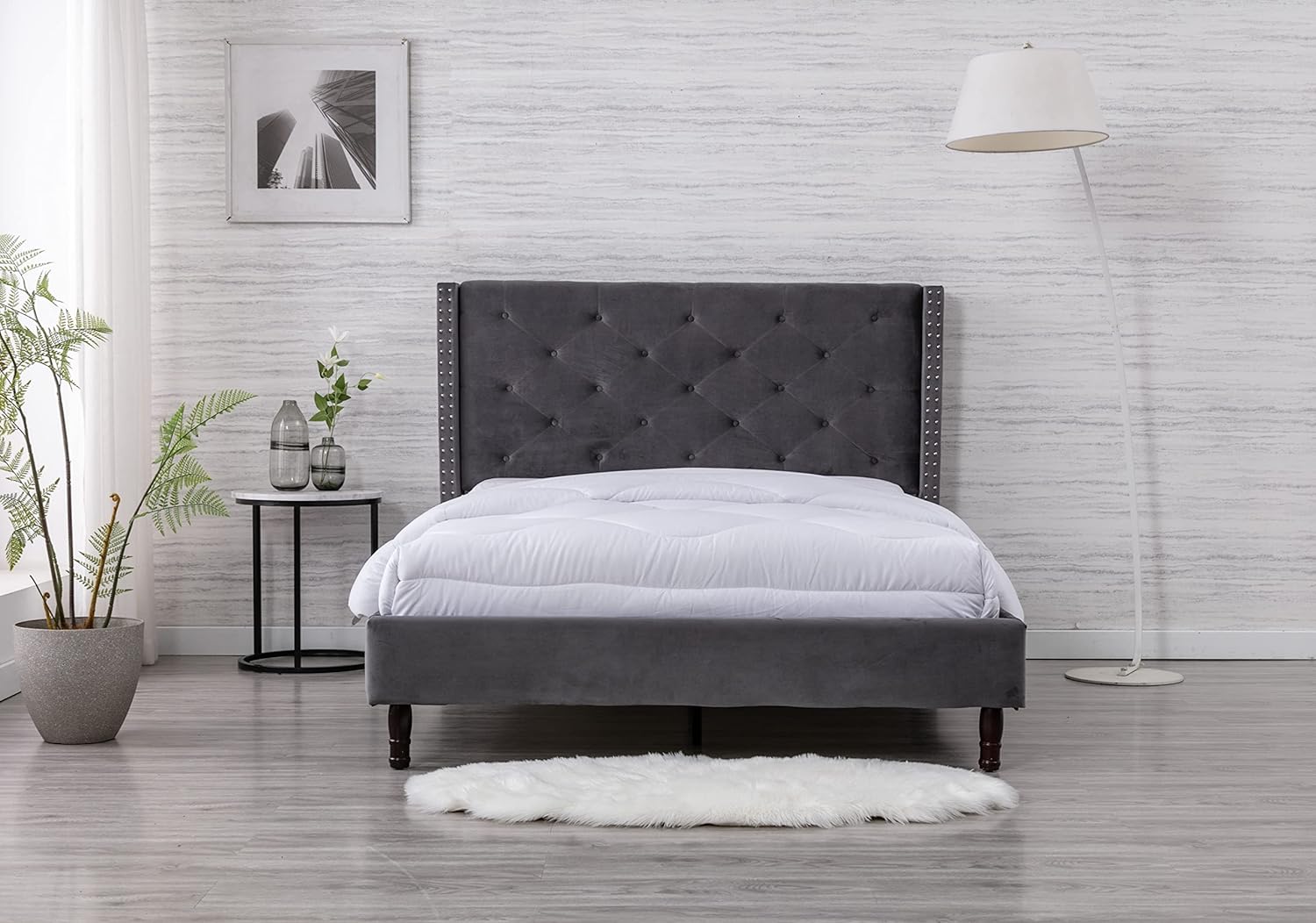 Home Life Premiere Classics Velour Grey 51