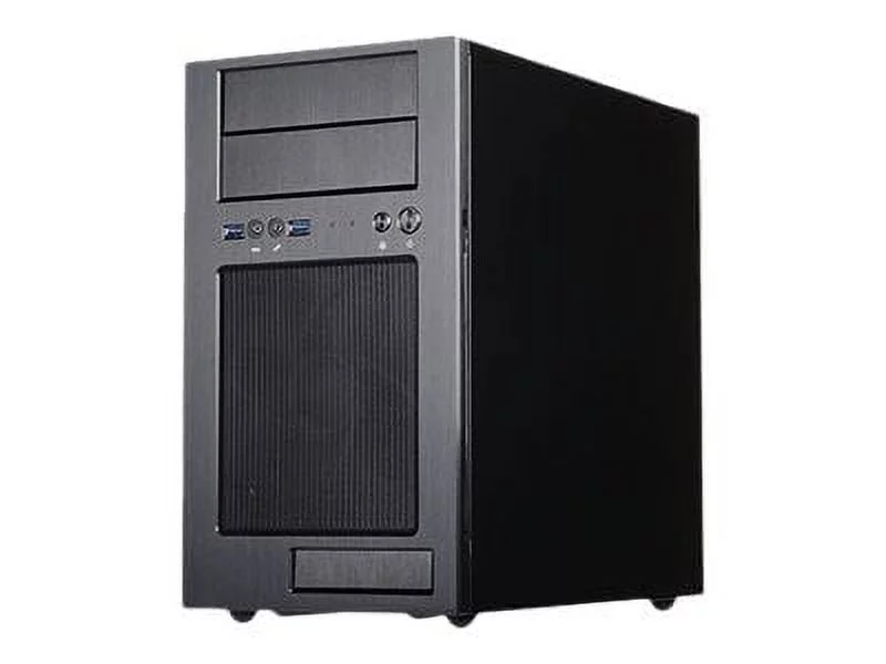 SilverStone TEMJIN TJ08-E - Tower - micro ATX - no power supply (ATX / PS/2) - black - USB/Audio/Mic