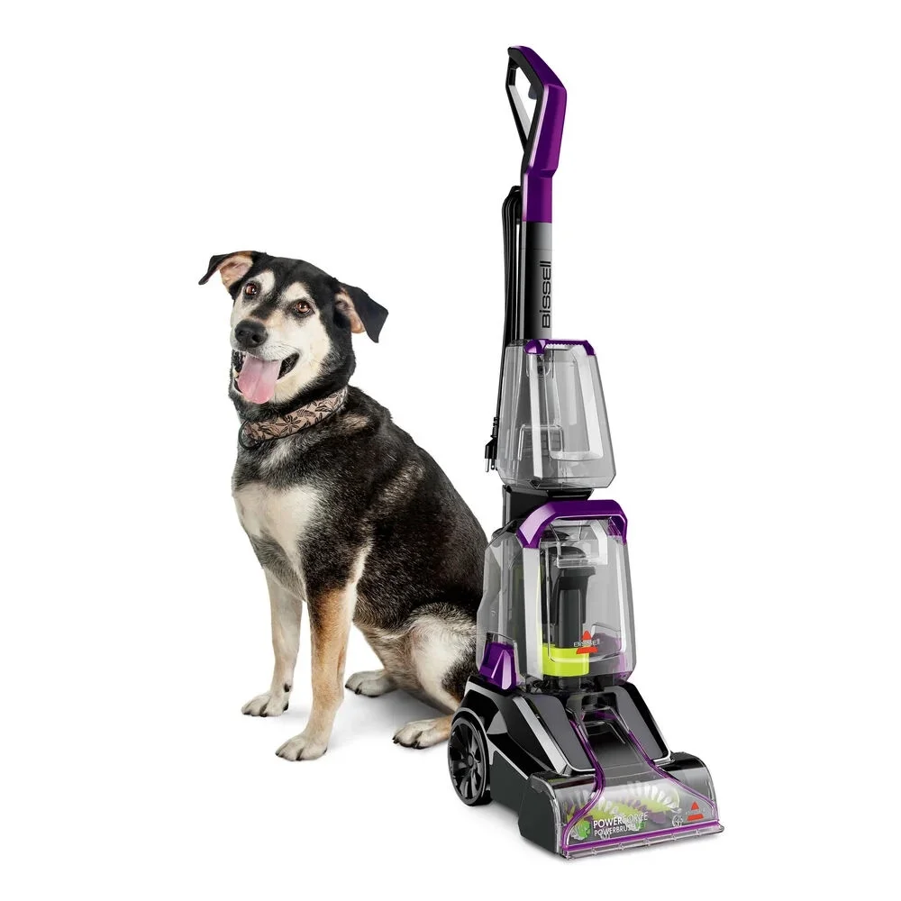 BISSELL Powerforce Powerbrush Pet Lightweight Carpet Washer, 2910 & BISSELL Pet Carpet Stain Remover, 60 Fluid Ounce 5959W