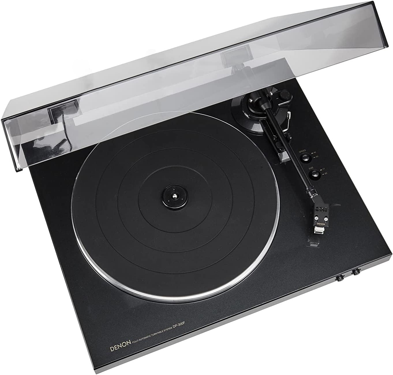 Denon DP-300F External Design Fully Automatic Turntable with a 3 Year Amber Protection Plan (2023)